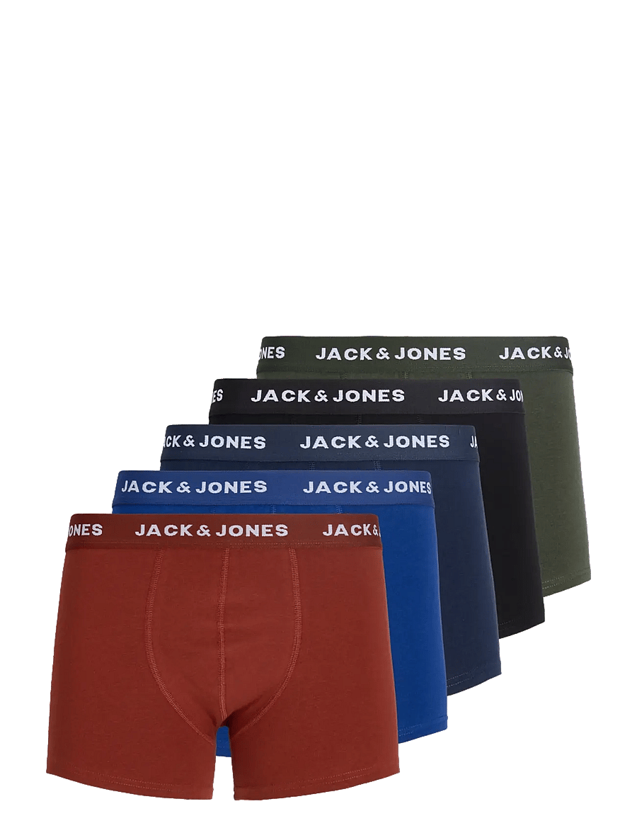Jack & Jones - JACHUEY TRUNKS 5 PACK NOOS - multipack underpants - rosin - 1