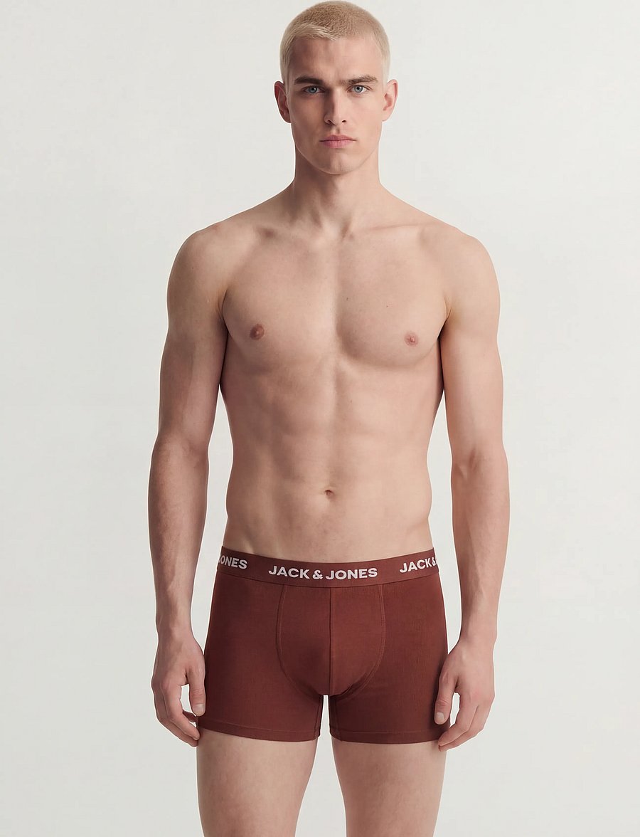 Jack & Jones - JACHUEY TRUNKS 5 PACK NOOS - multipack underpants - rosin - 0