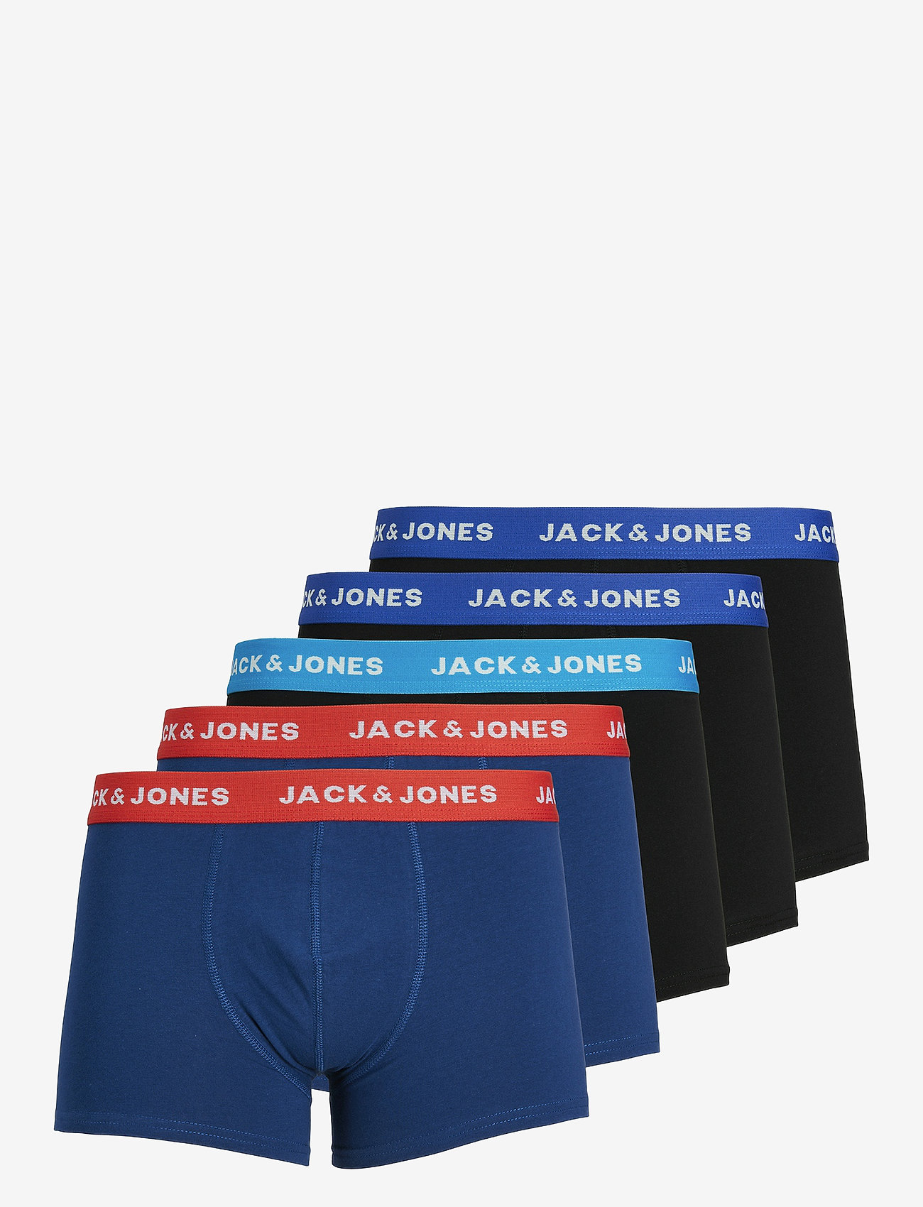 Jack & Jones - JACLEE TRUNKS 5 PACK NOOS - laveste priser - surf the web - 0