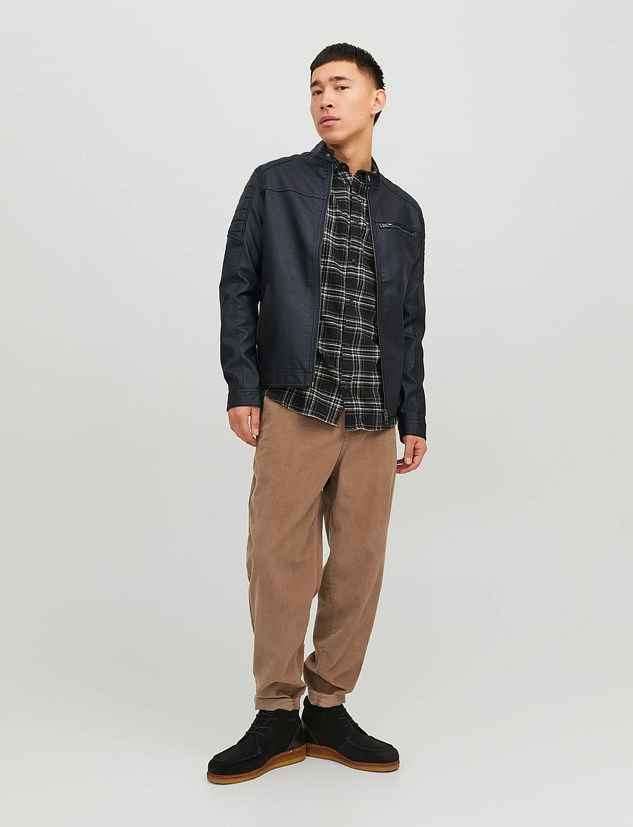 Jack & Jones - JJEROCKY JACKET NOOS - fall jackets - black - 4