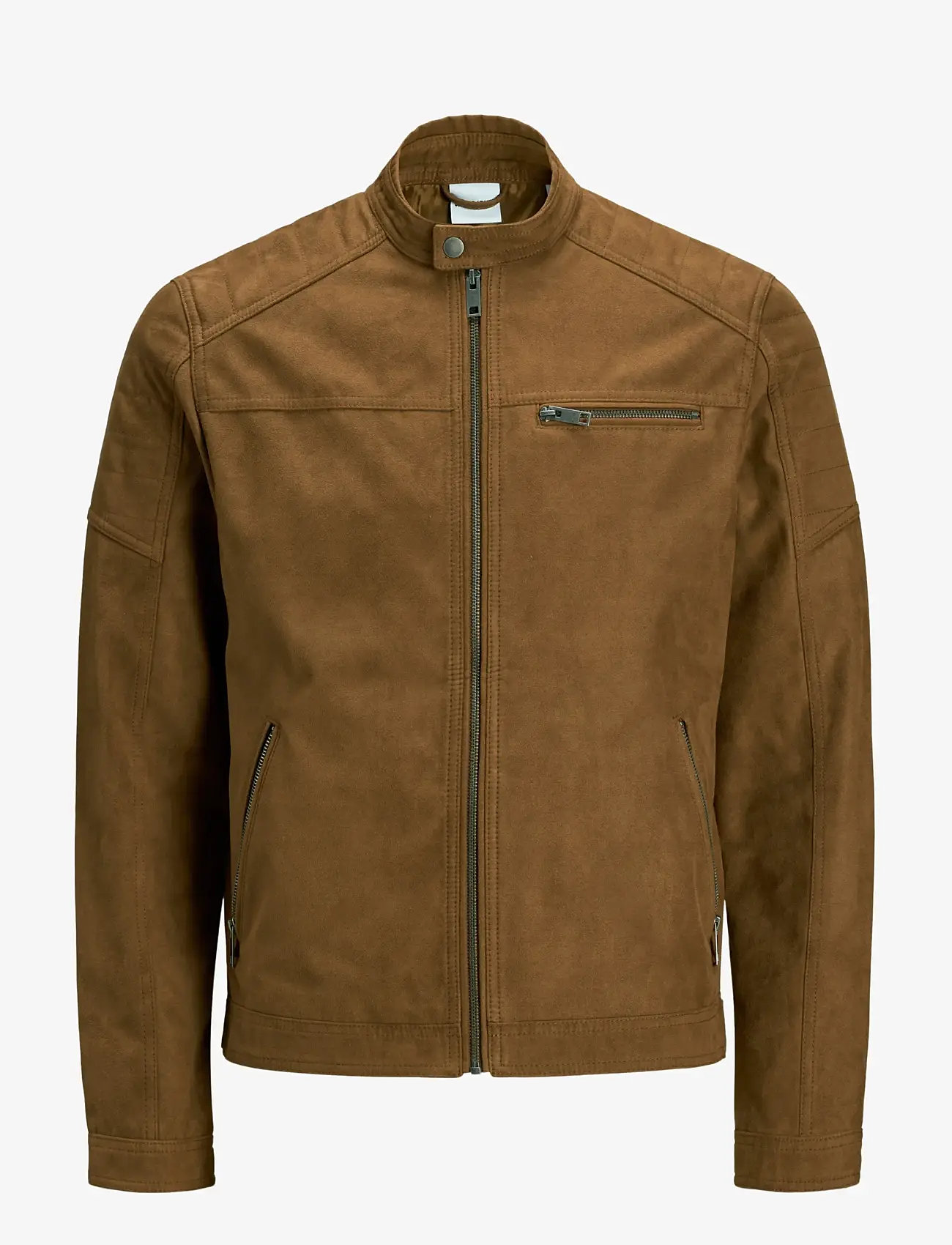 Jack & Jones - JJEROCKY JACKET NOOS - höstjackor - cognac - 1