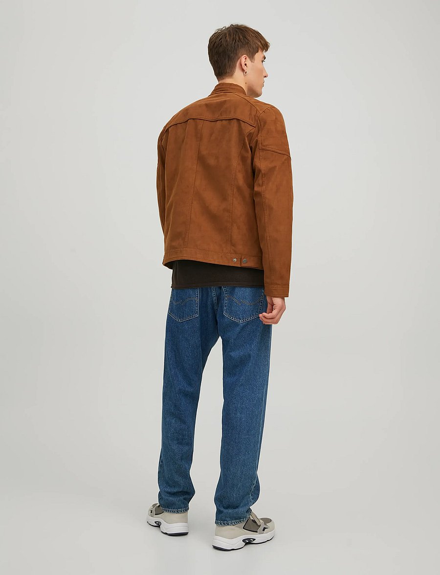 Jack & Jones - JJEROCKY JACKET NOOS - fall jackets - cognac - 3