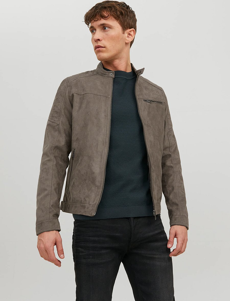 Jack & Jones - JJEROCKY JACKET NOOS - fall jackets - falcon - 0