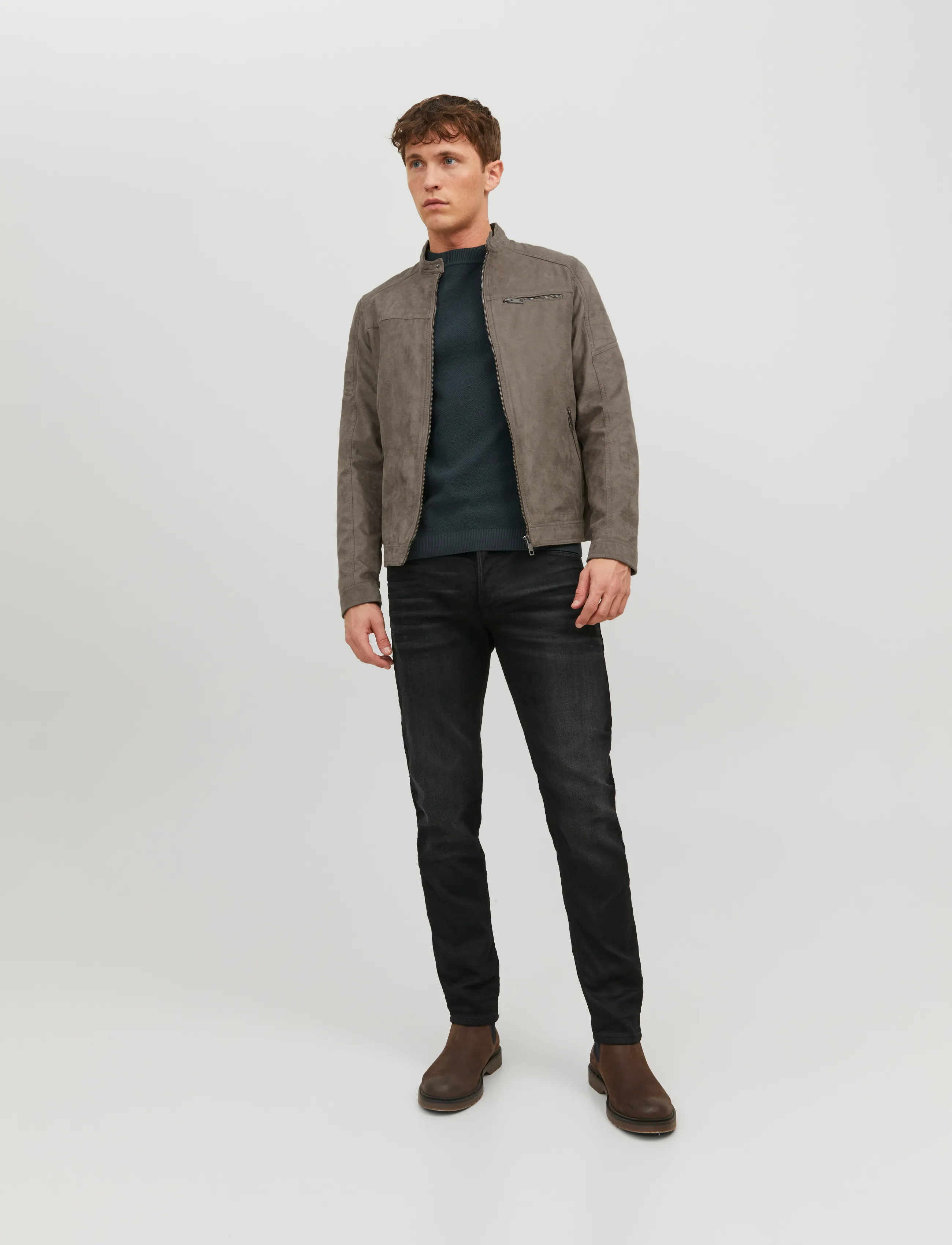Jack & Jones - JJEROCKY JACKET NOOS - fall jackets - falcon - 3