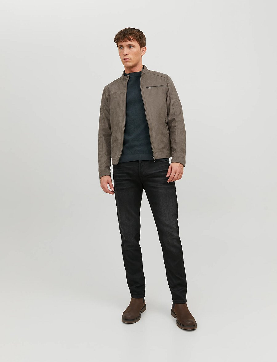Jack & Jones - JJEROCKY JACKET NOOS - fall jackets - falcon - 3