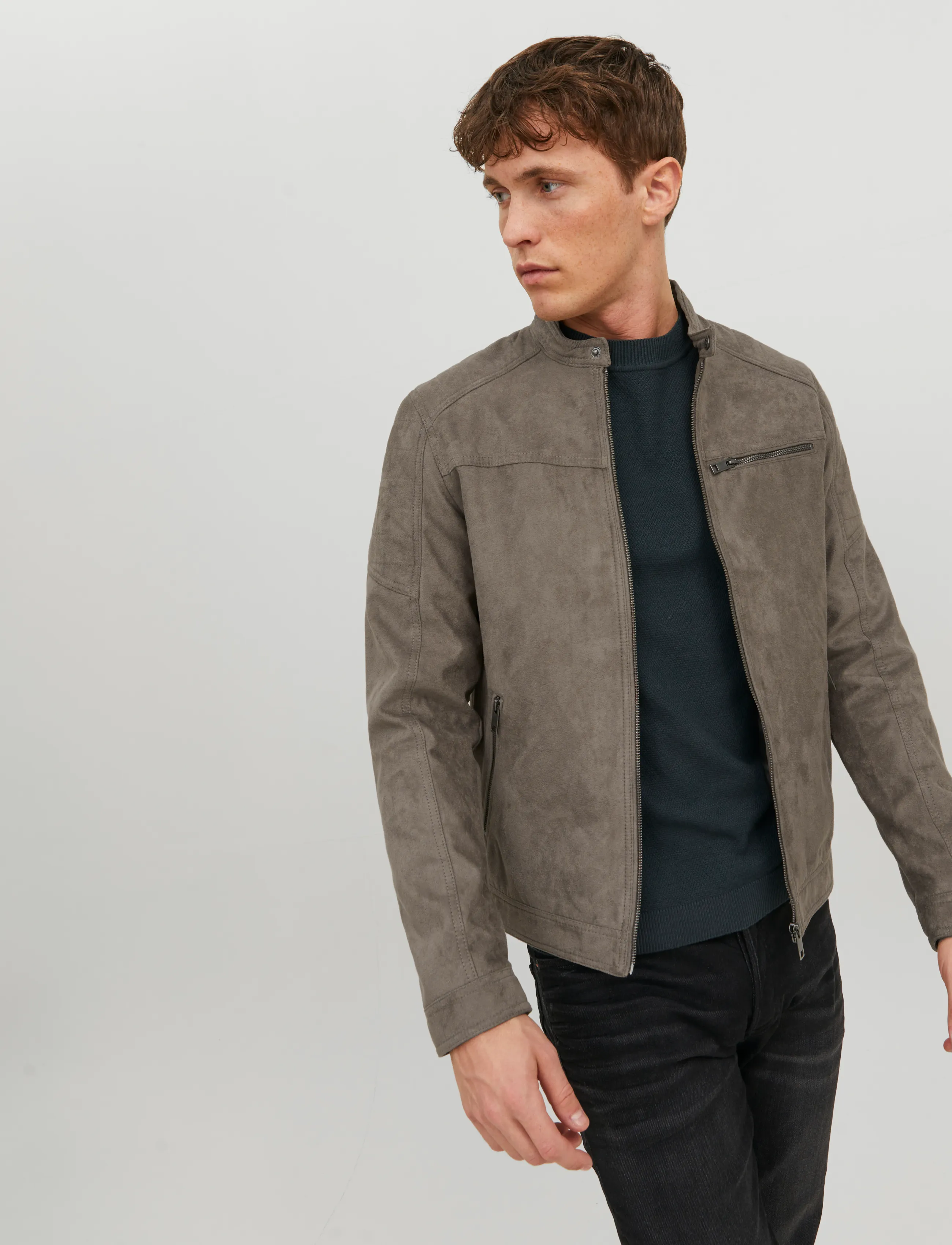 Jack & Jones - JJEROCKY JACKET NOOS - fall jackets - falcon - 5