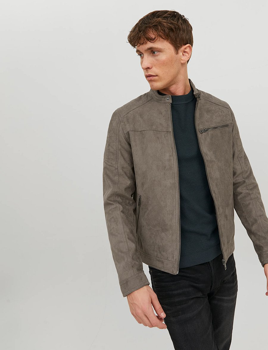 Jack & Jones - JJEROCKY JACKET NOOS - fall jackets - falcon - 5