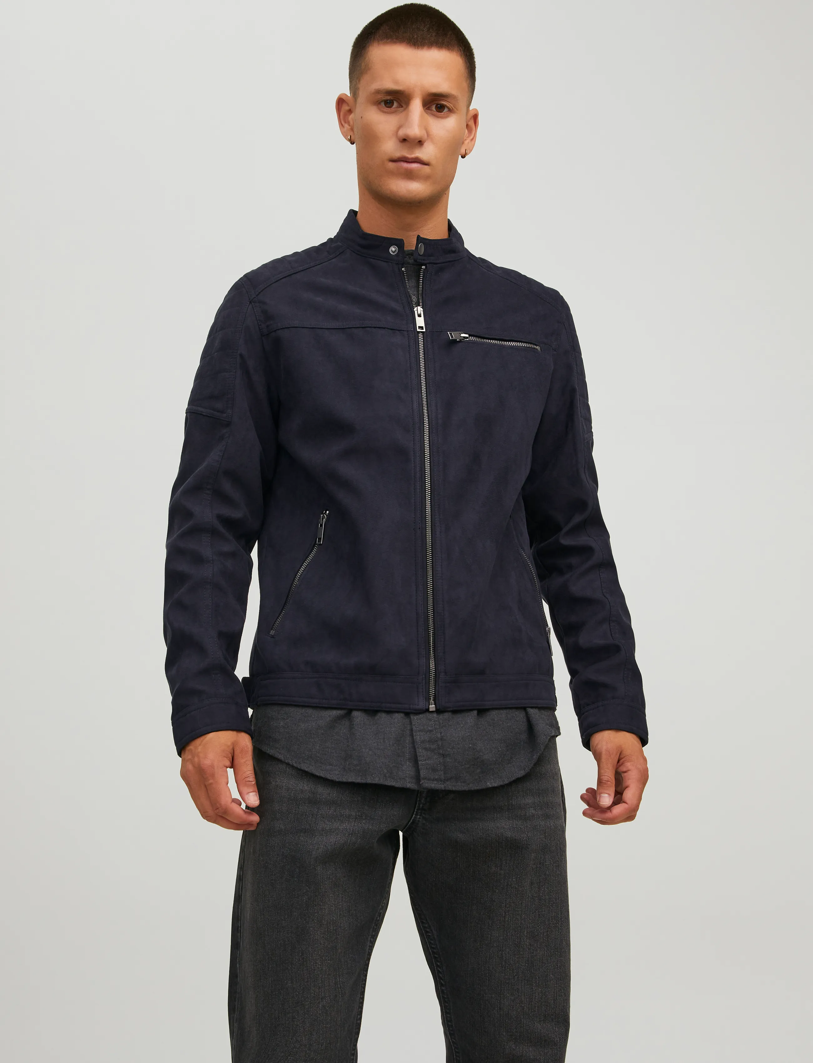 Jack & Jones JJEROCKY JACKET NOOS - Outerwear - JET BLACK / black