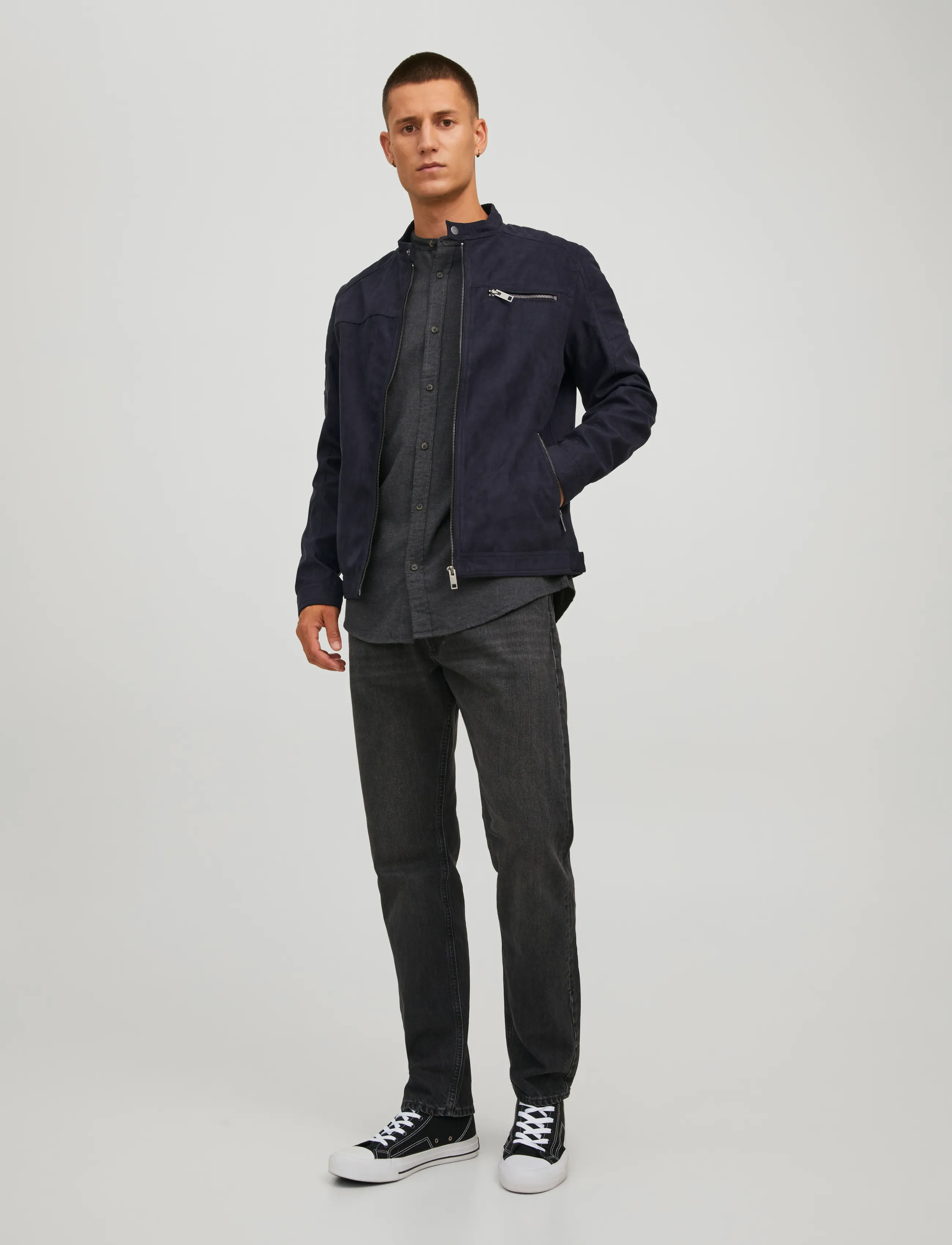 Jack & Jones - JJEROCKY JACKET NOOS - fall jackets - jet black - 4