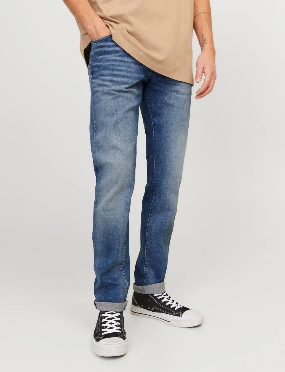 Jack & Jones - JJIGLENN JJICON JJ 357 50SPS NOOS - slim jeans - blue denim - 0