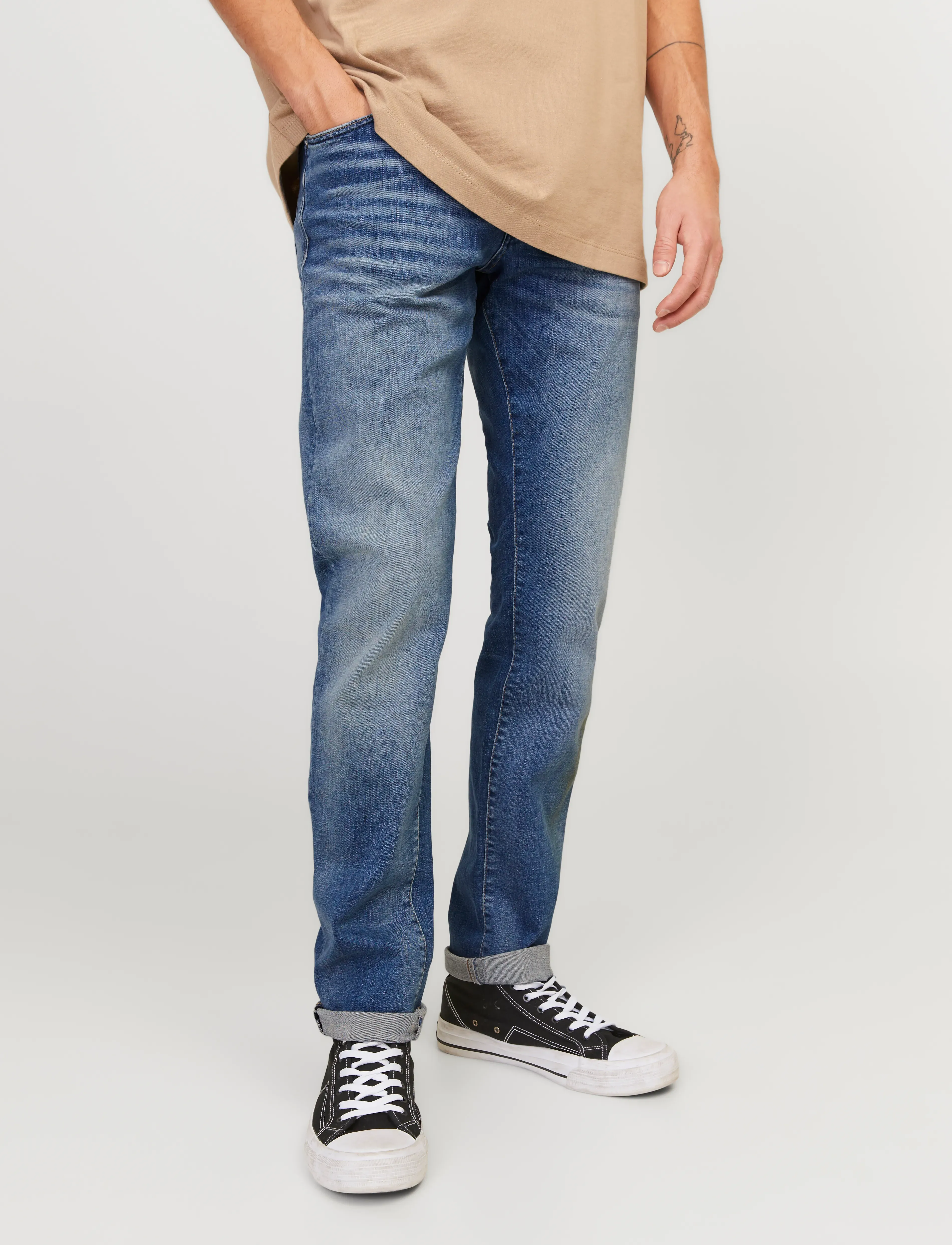 Jack & Jones JJIGLENN JJICON JJ 357 50SPS NOOS - Kollektionen - BLUE DENIM / blue