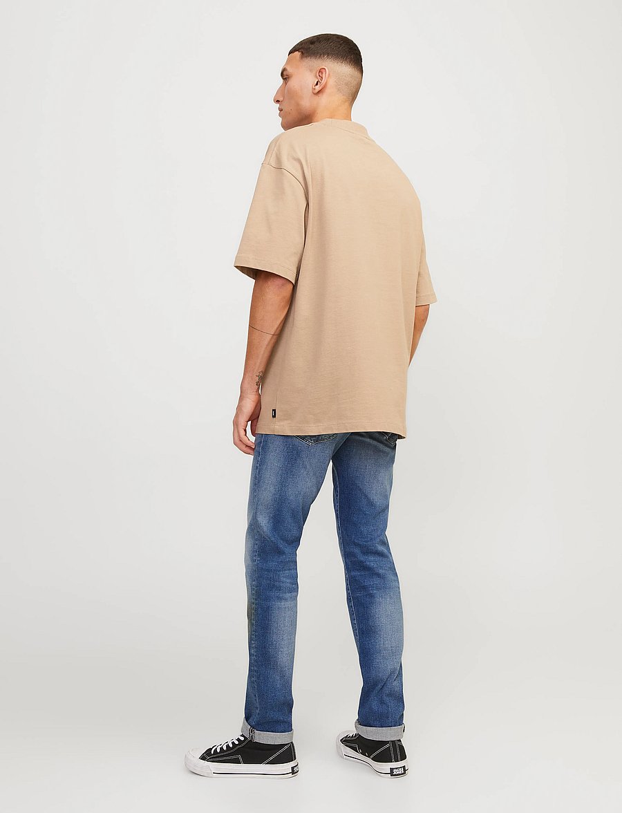 Jack & Jones - JJIGLENN JJICON JJ 357 50SPS NOOS - džinsa bikses ar tievām starām - blue denim - 3