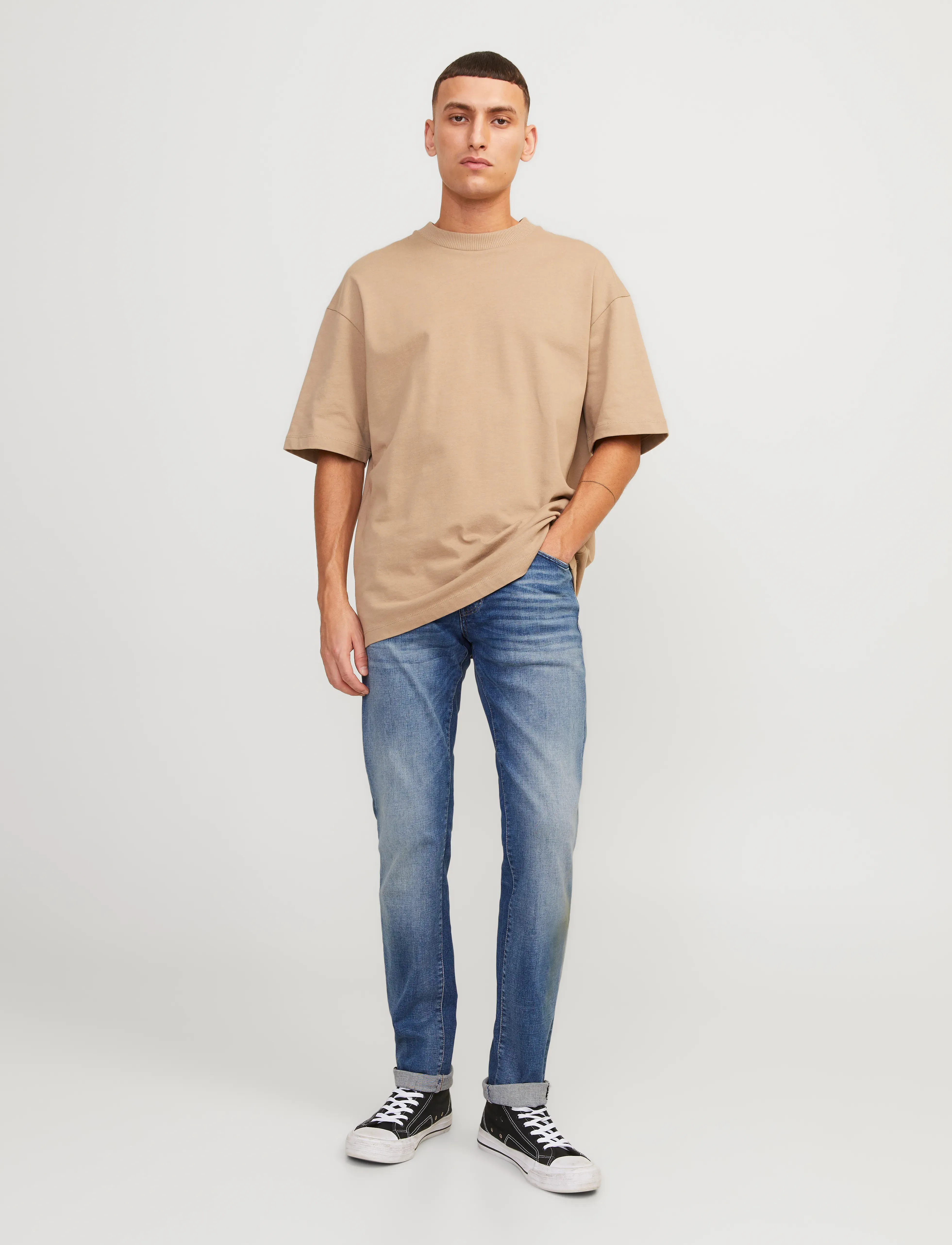 Jack & Jones - JJIGLENN JJICON JJ 357 50SPS NOOS - slim jeans - blue denim - 5