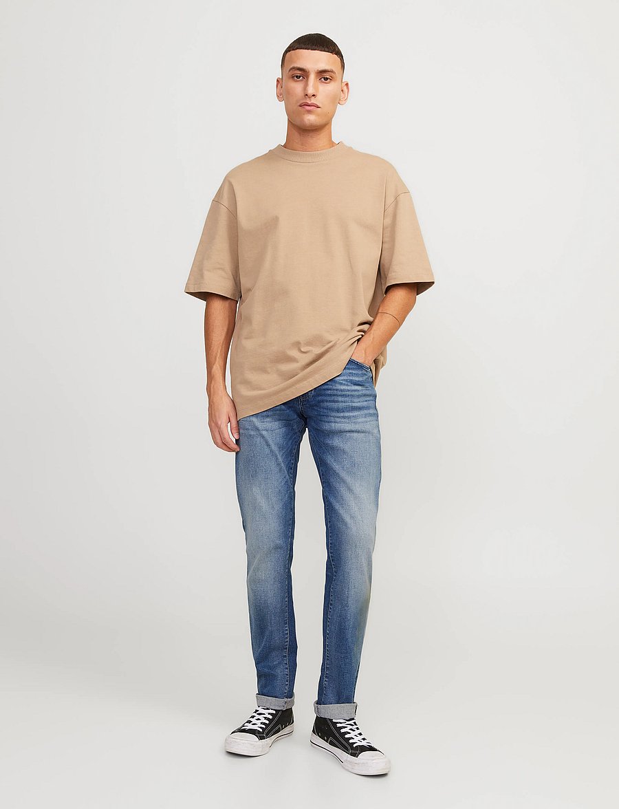 Jack & Jones - JJIGLENN JJICON JJ 357 50SPS NOOS - džinsa bikses ar tievām starām - blue denim - 5