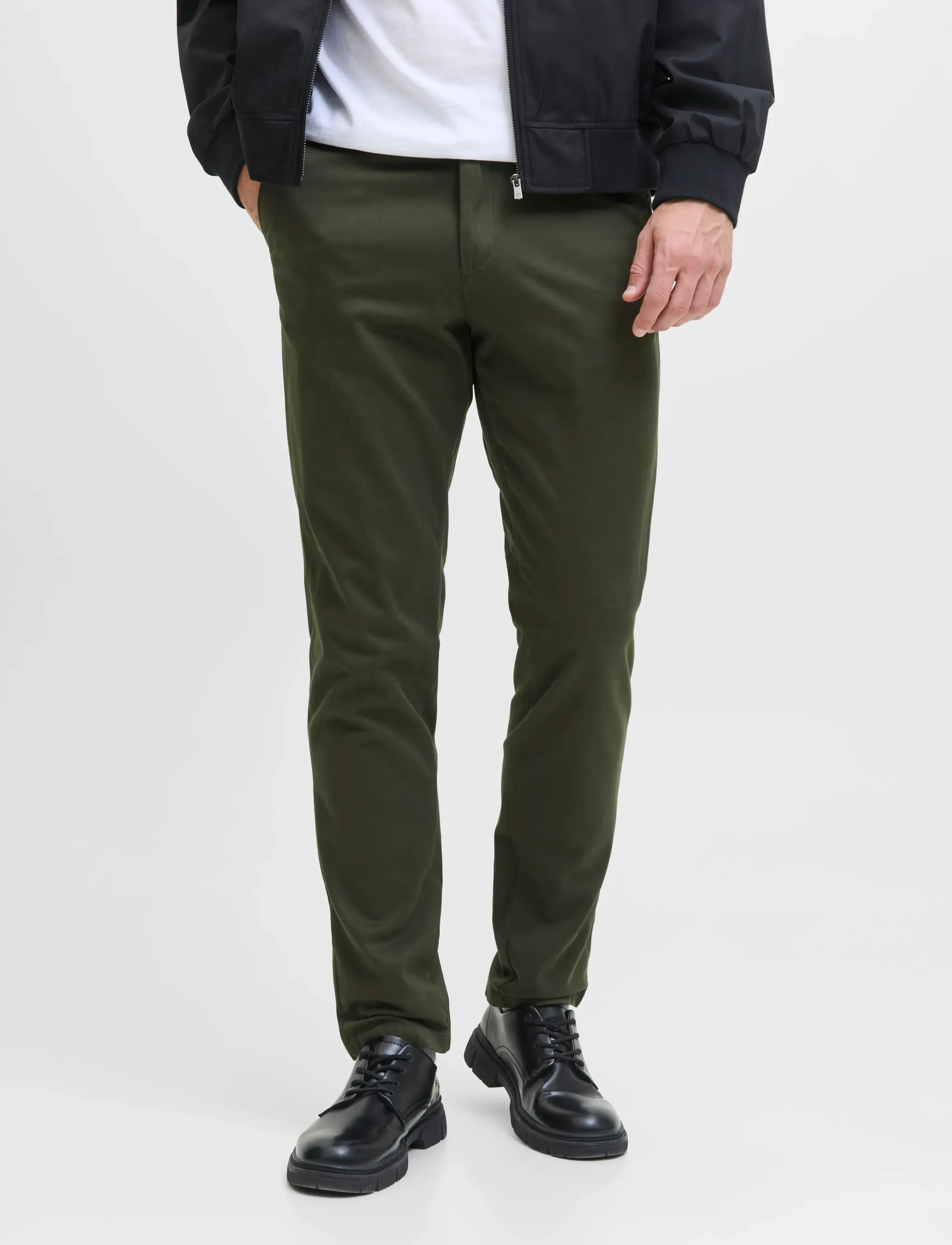 Jack & Jones JPSTMARCO BOWIE NOOS - Püksid - DUFFEL BAG / khaki/green