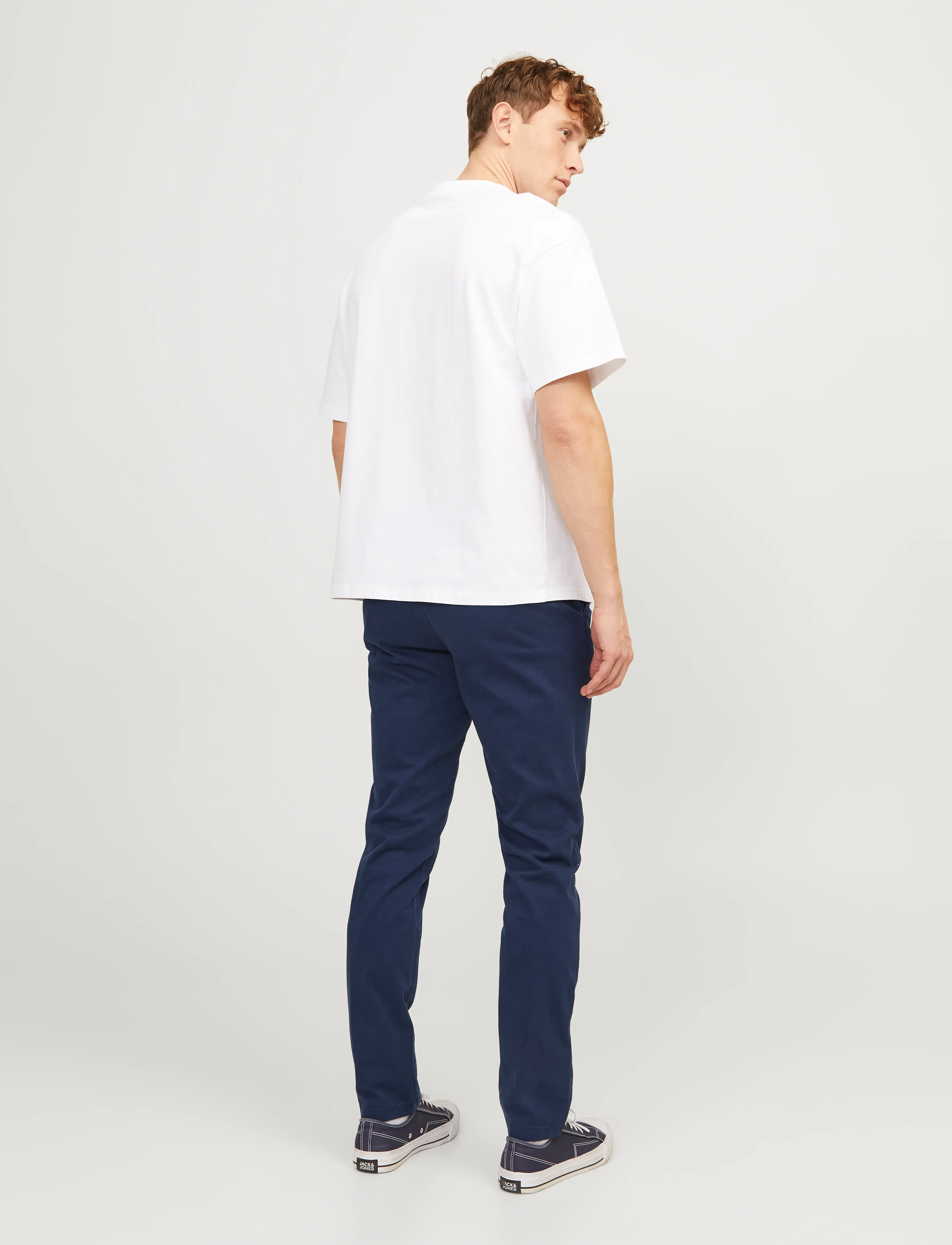 Jack & Jones - JPSTMARCO BOWIE NOOS - pantalons chino - navy blazer - 3