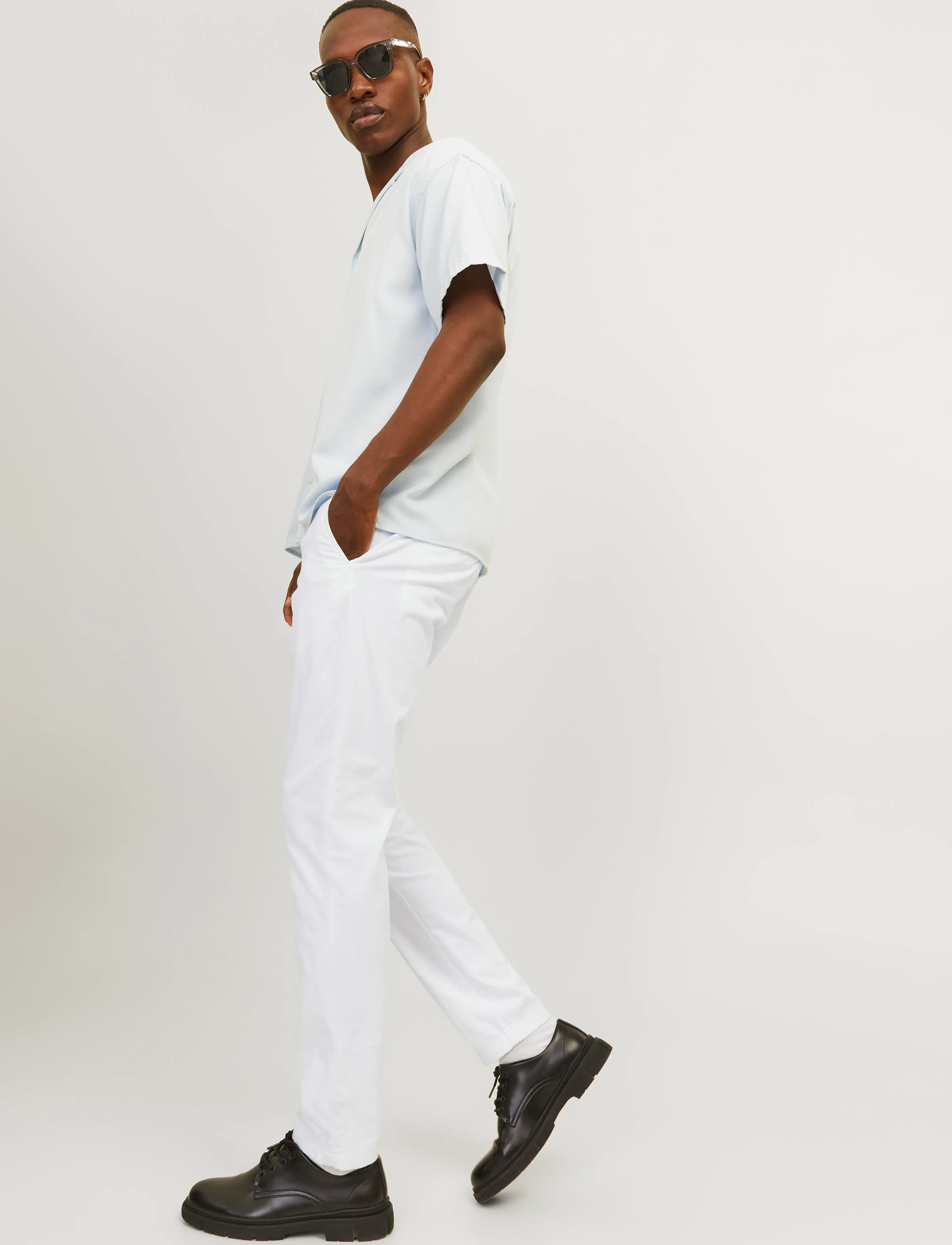 Jack & Jones - JPSTMARCO BOWIE NOOS - chinos - white - 4