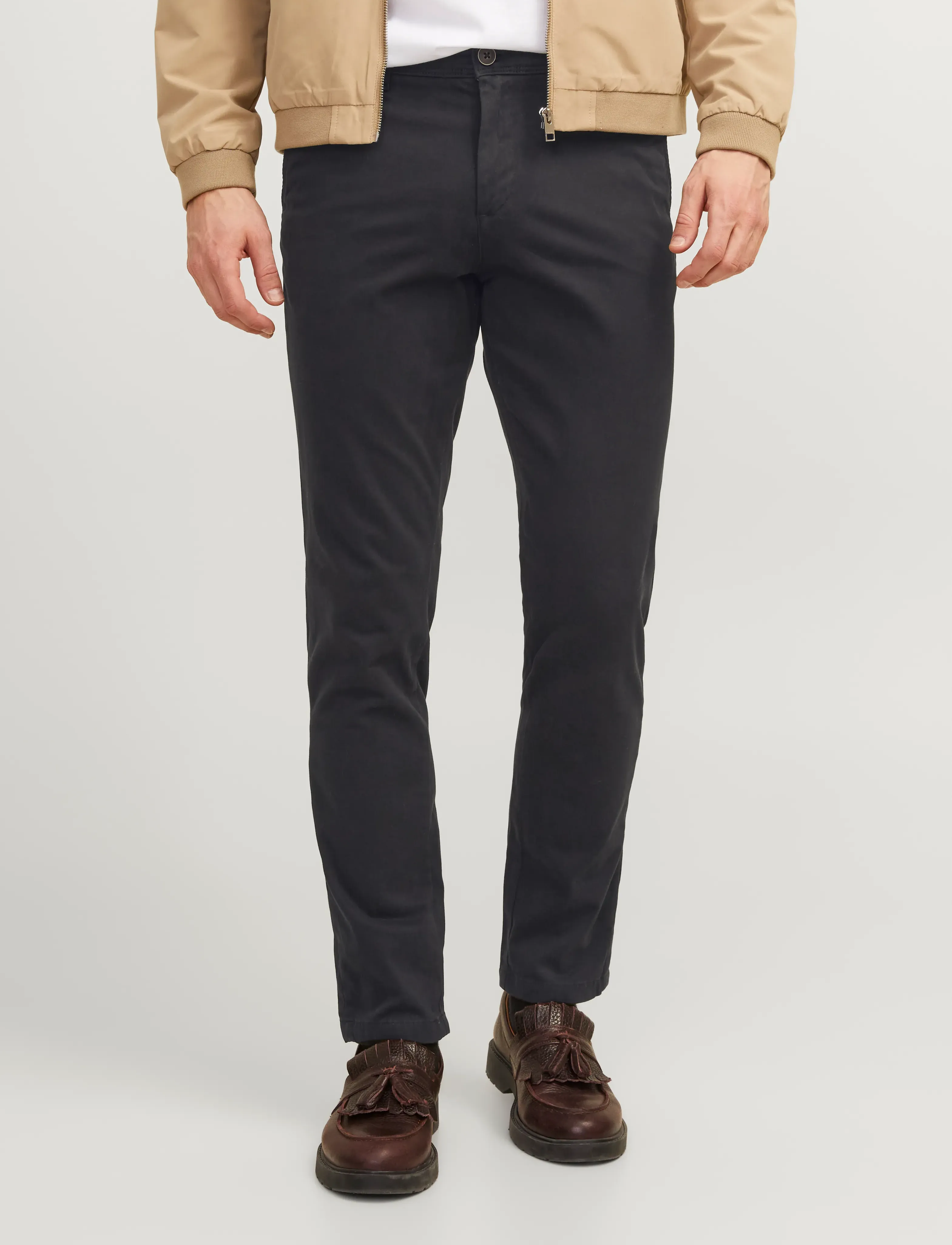 Jack & Jones Jpstmarco Bowie Sa Black Noos, 30 x 30, Trousers, Schwarz - Chinos, Männerswear