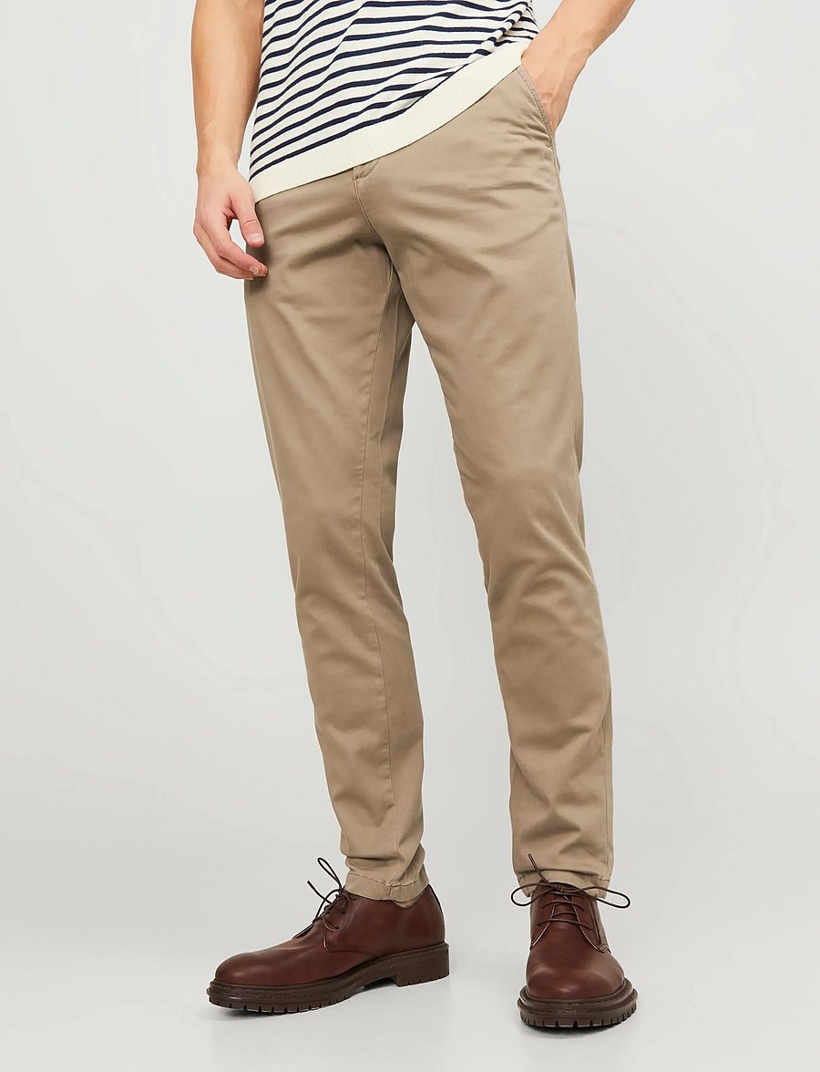 Jack & Jones - JPSTMARCO BOWIE SA BEIGE NOOS - chinot - beige - 0