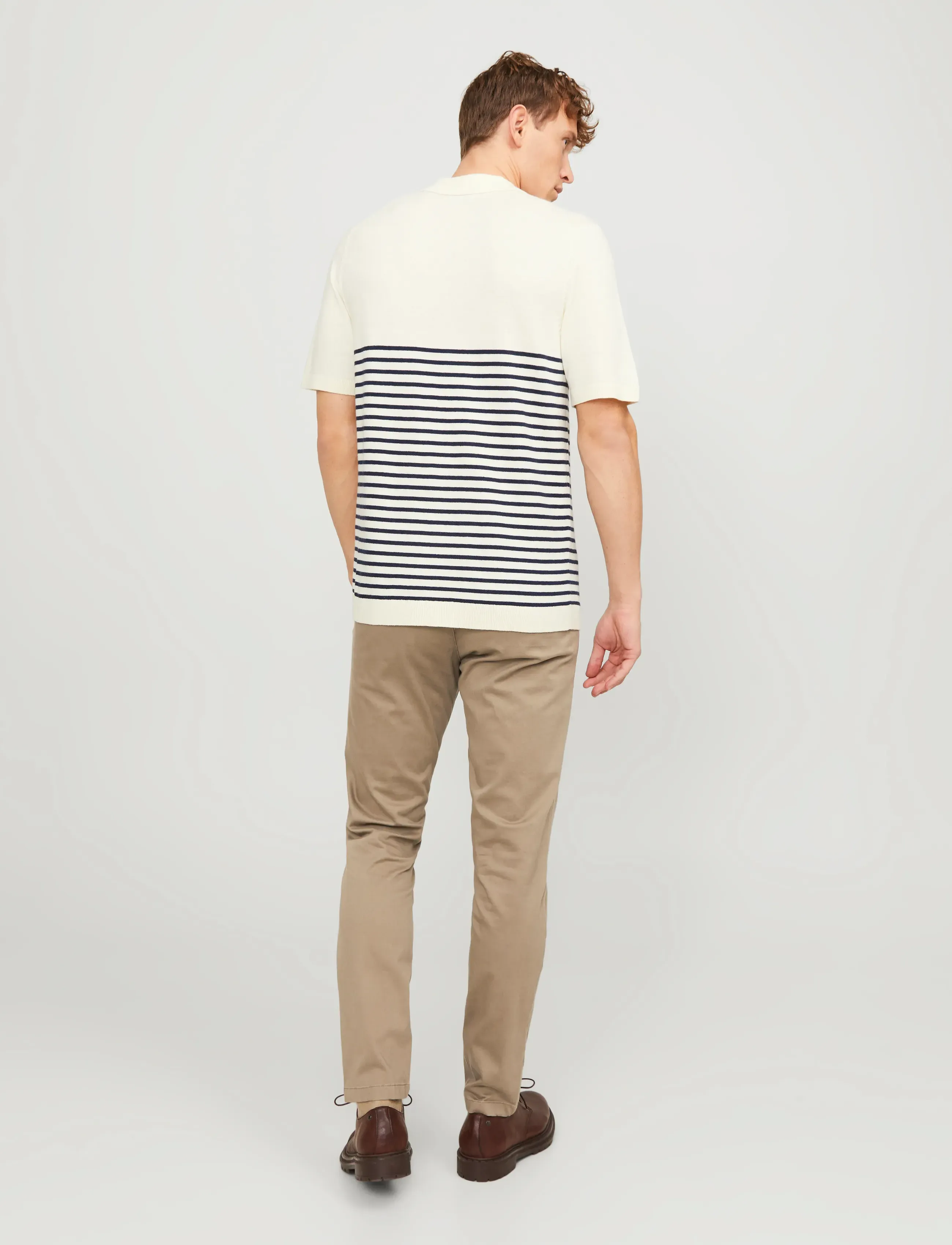 Jack & Jones - JPSTMARCO BOWIE SA BEIGE NOOS - chinot - beige - 3