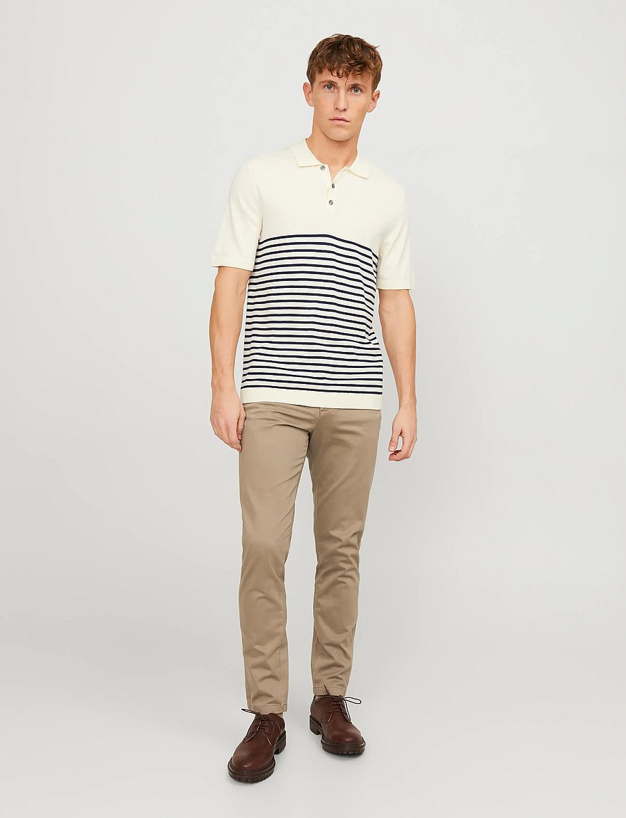 Jack & Jones - JPSTMARCO BOWIE SA BEIGE NOOS - chinot - beige - 4