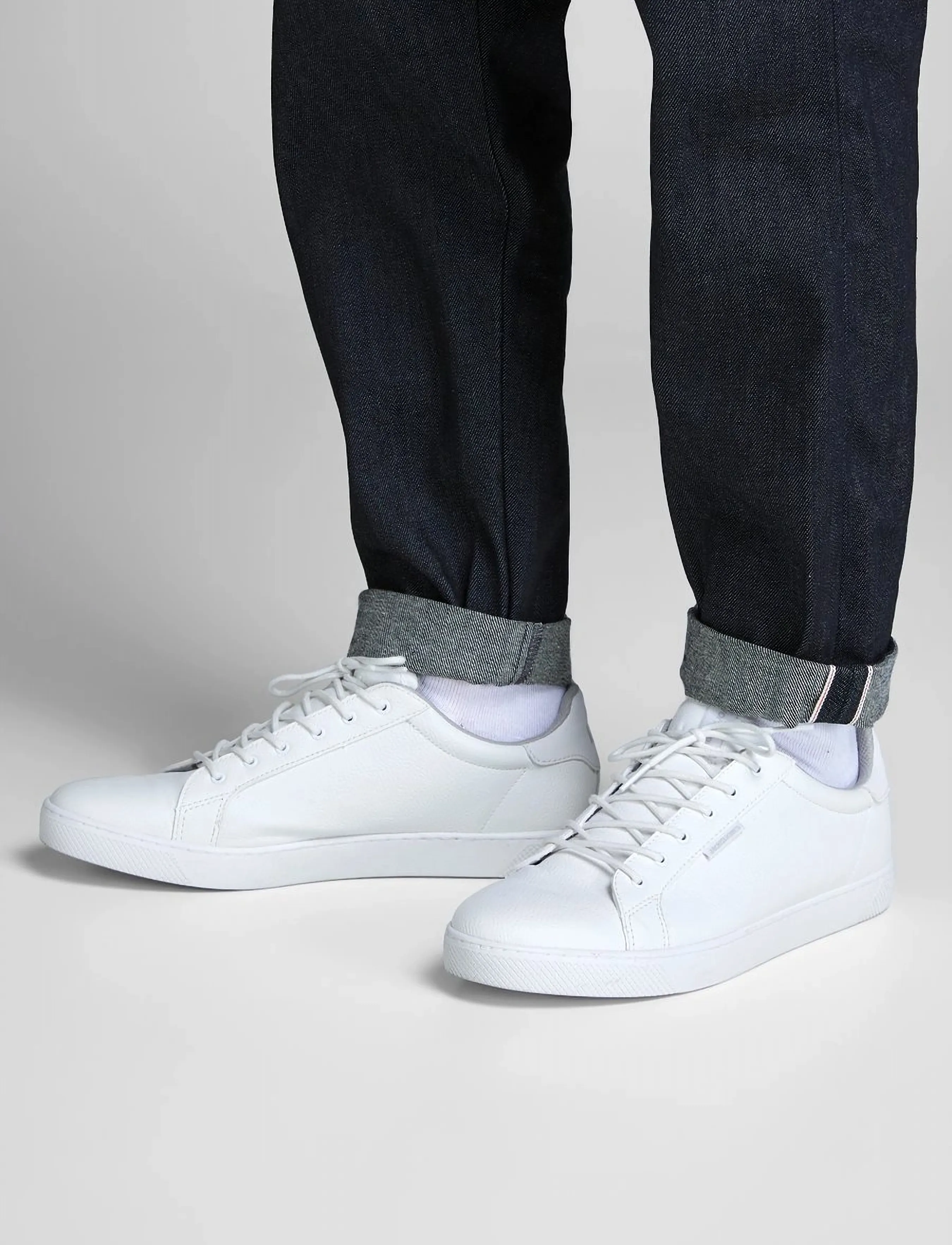 Jack & Jones - JFWTRENT BRIGHT WHITE 19 - matalavartiset tennarit - bright white - 0