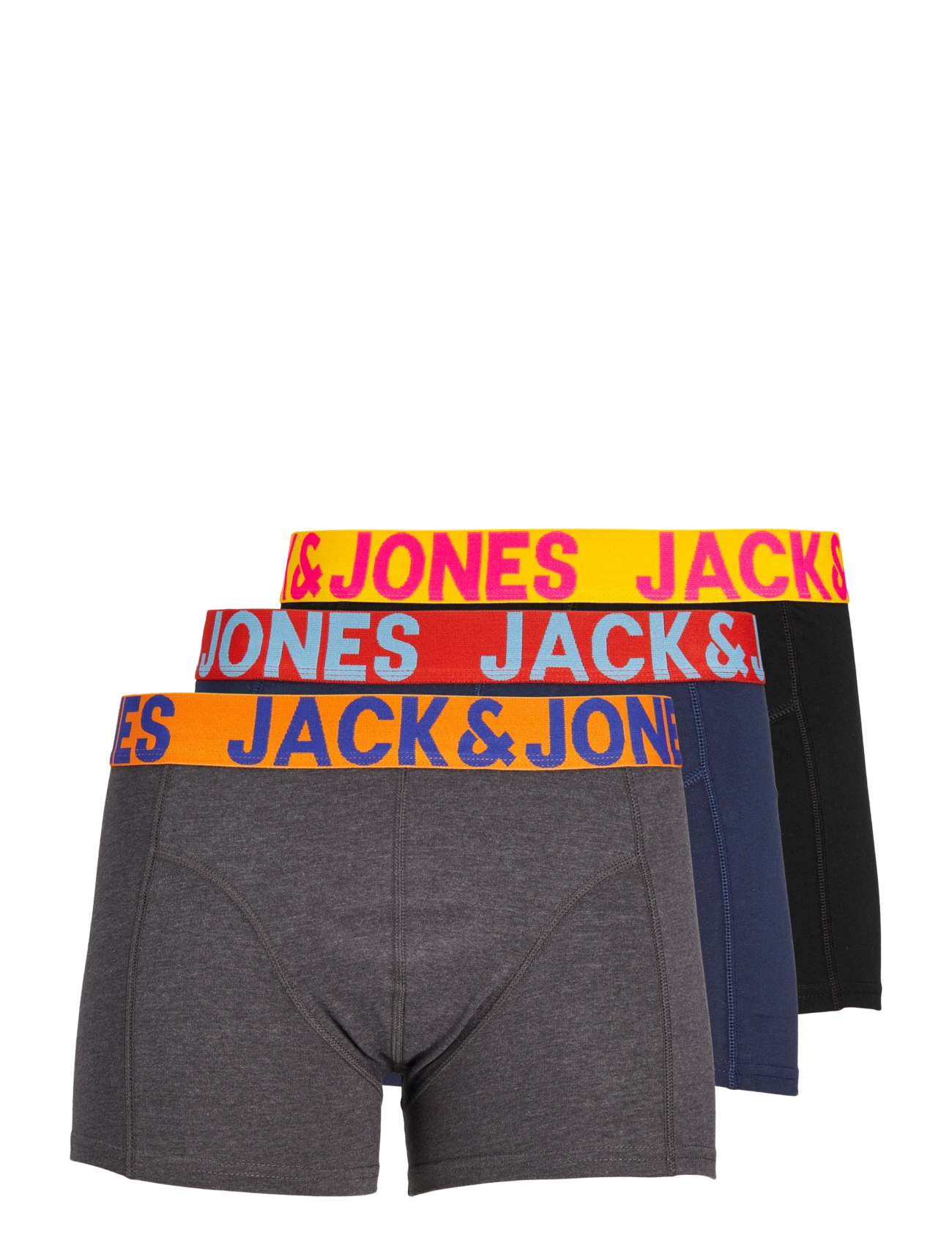 Jack & Jones - JACCRAZY SOLID TRUNKS 3 PACK NOOS - unterhosen im multipack - black - 1