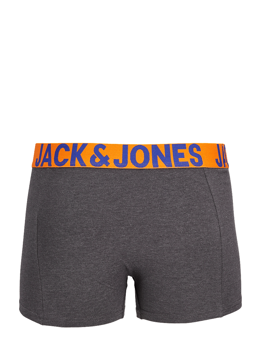 Jack & Jones - JACCRAZY SOLID TRUNKS 3 PACK NOOS - boxerkalsonger - black - 2