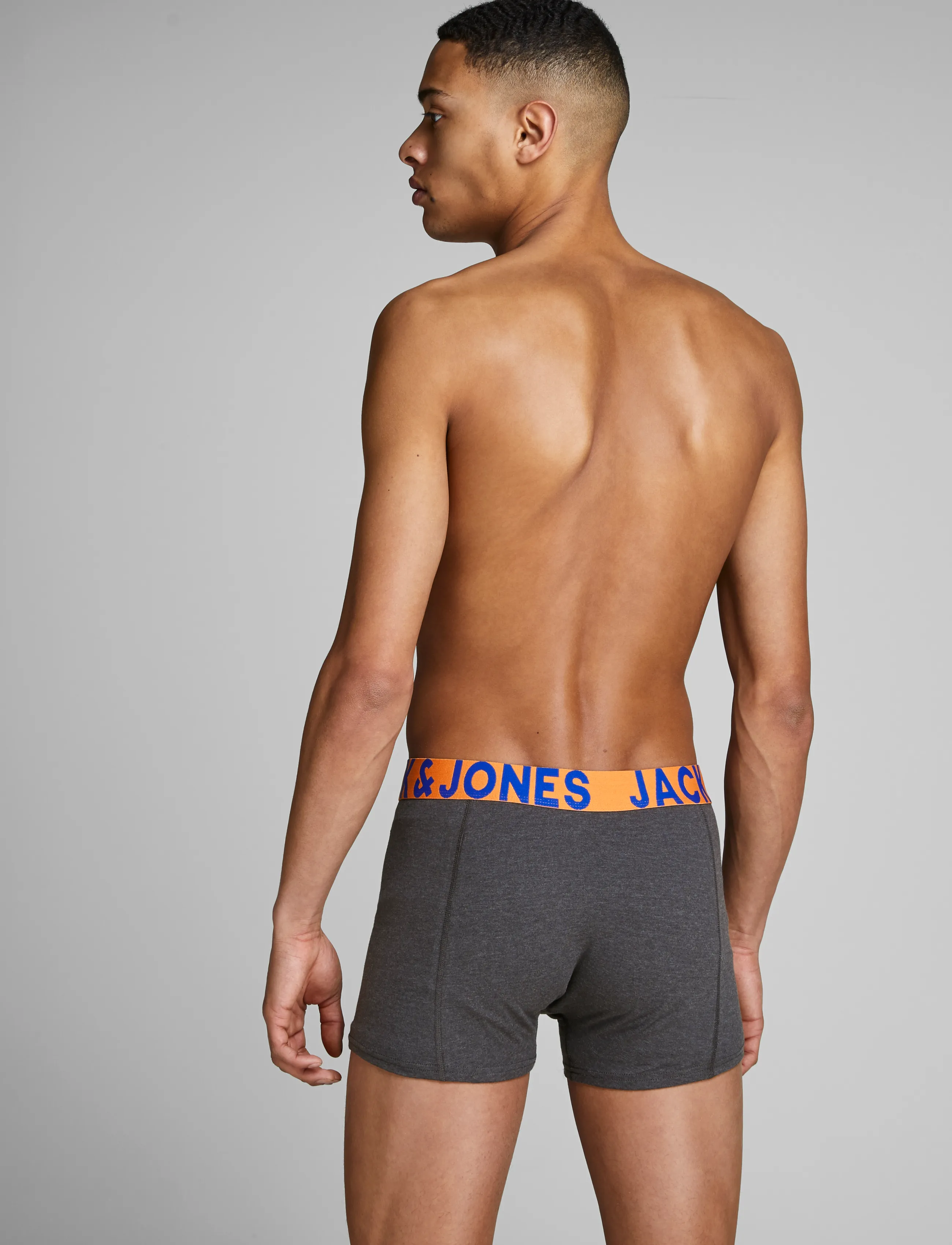Jack & Jones - JACCRAZY SOLID TRUNKS 3 PACK NOOS - boxerkalsonger - black - 4
