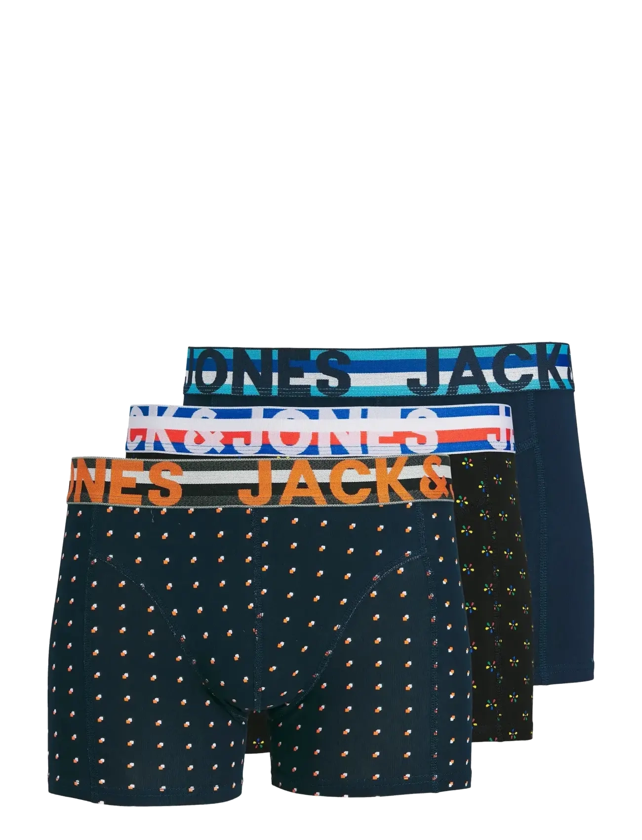 JACHENRIK TRUNKS 3 PACK NOOS - BLACK