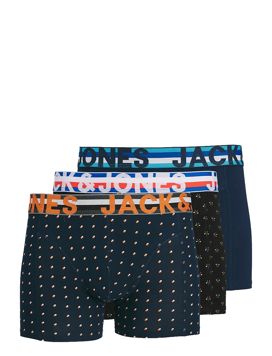 Jack & Jones - JACHENRIK TRUNKS 3 PACK NOOS - unterhosen im multipack - black - 1