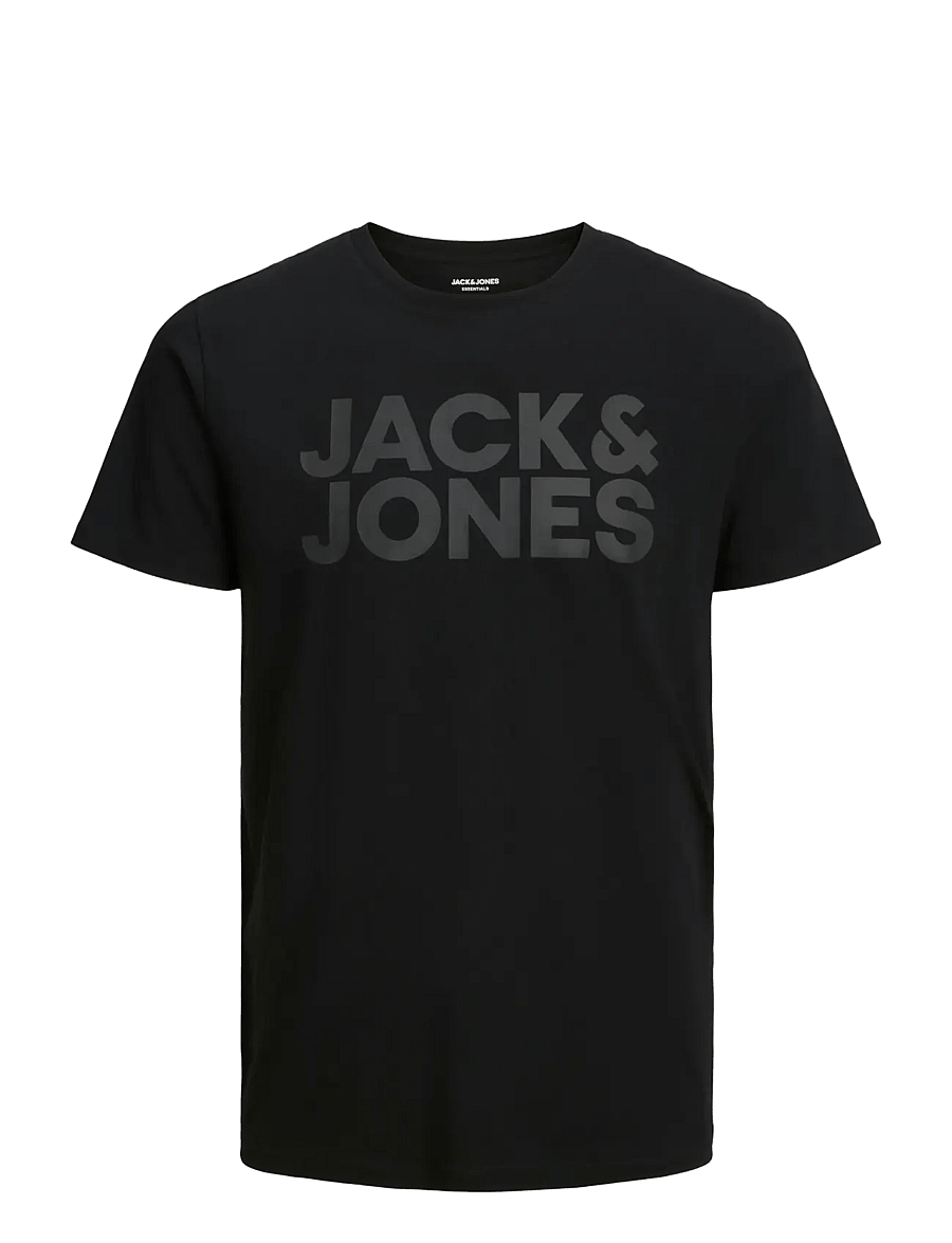 Jack & Jones - JJECORP LOGO TEE SS O-NECK NOOS - short-sleeved t-shirts - black - 1