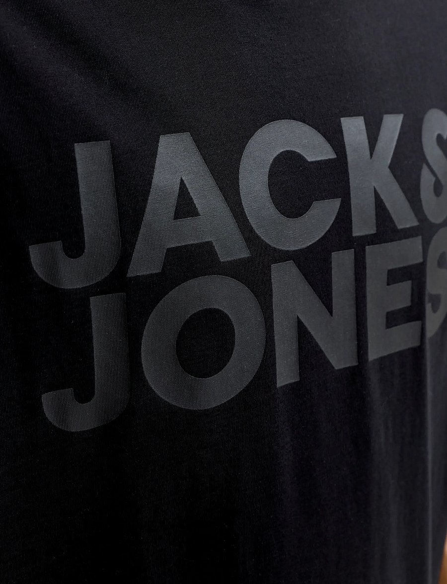 Jack & Jones - JJECORP LOGO TEE SS O-NECK NOOS - short-sleeved t-shirts - black - 5