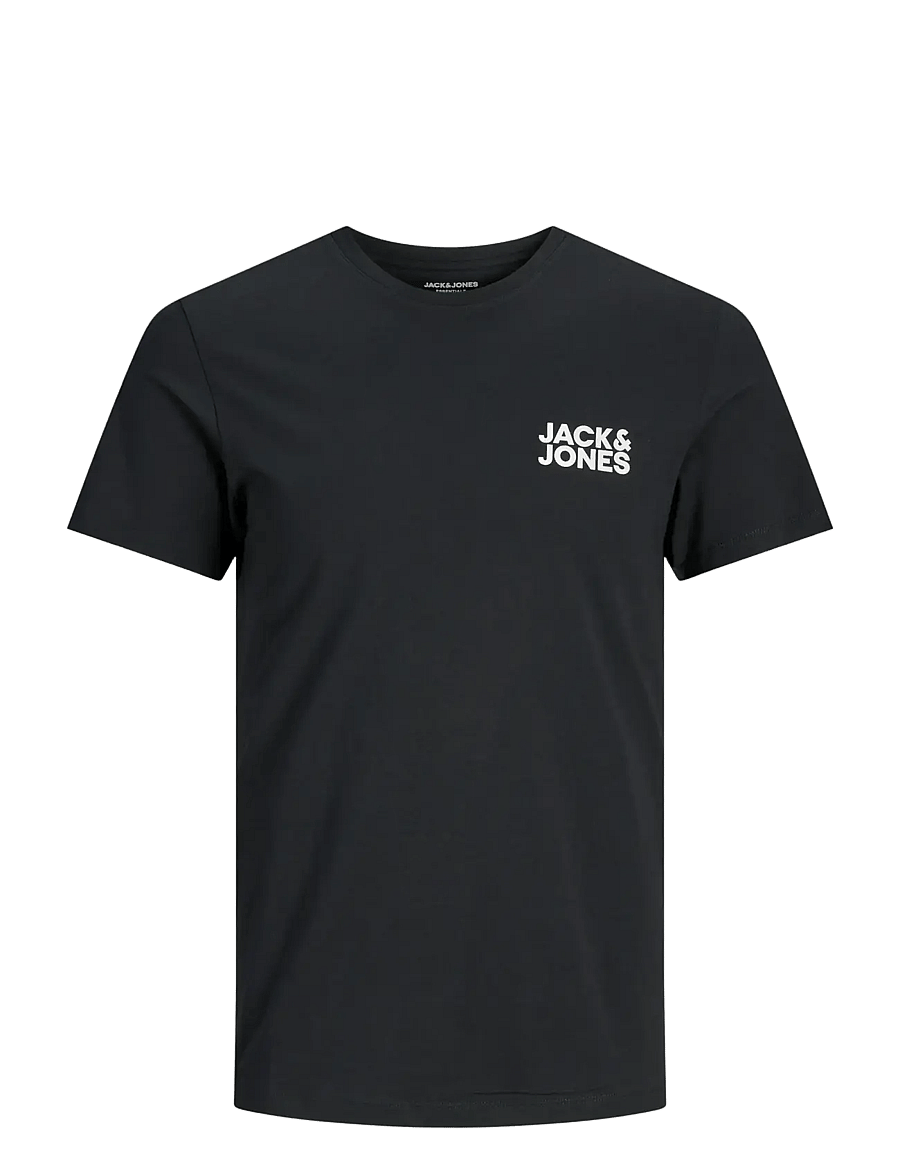Jack & Jones - JJECORP LOGO TEE SS O-NECK NOOS - kurzärmelige t-shirts - black - 1