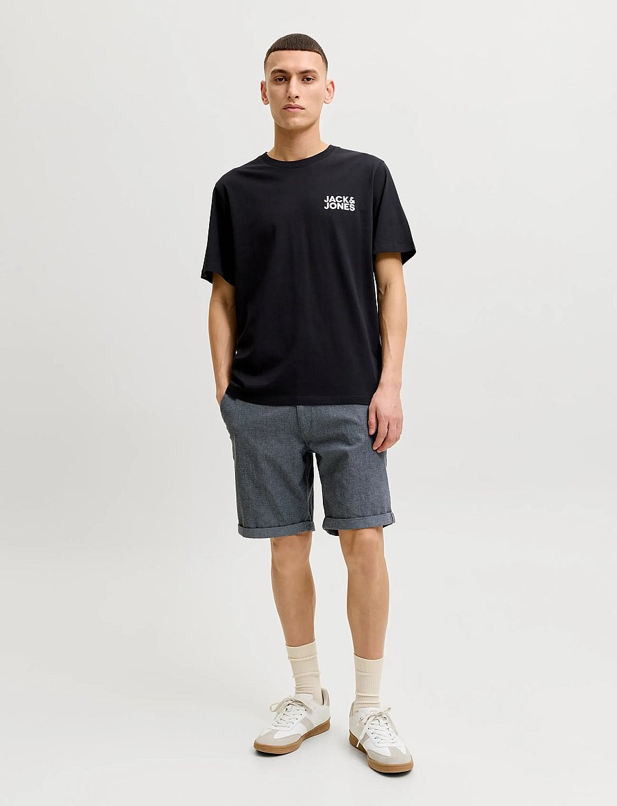 Jack & Jones - JJECORP LOGO TEE SS O-NECK NOOS - kurzärmelige t-shirts - black - 4