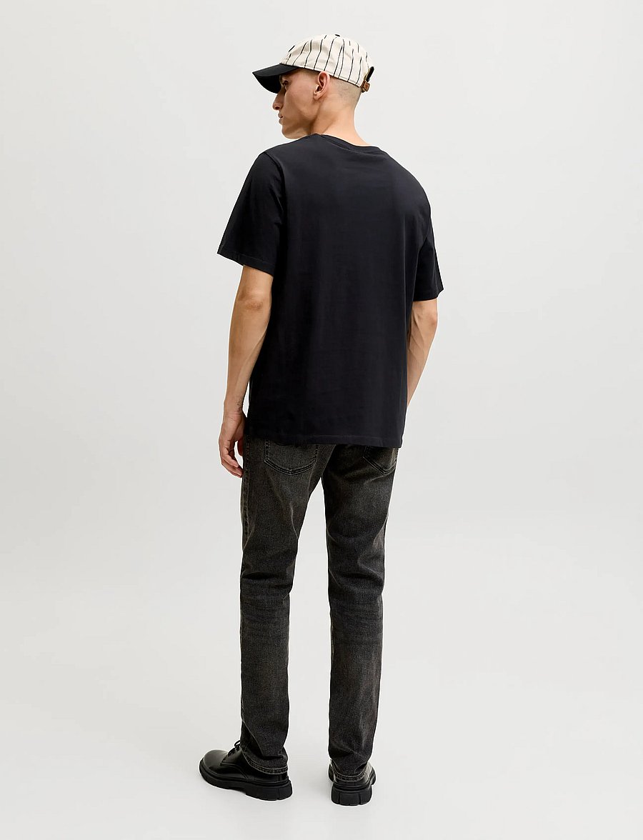 Jack & Jones - JJECORP LOGO TEE SS O-NECK NOOS - lühikeste varrukatega t-särgid - black - 3