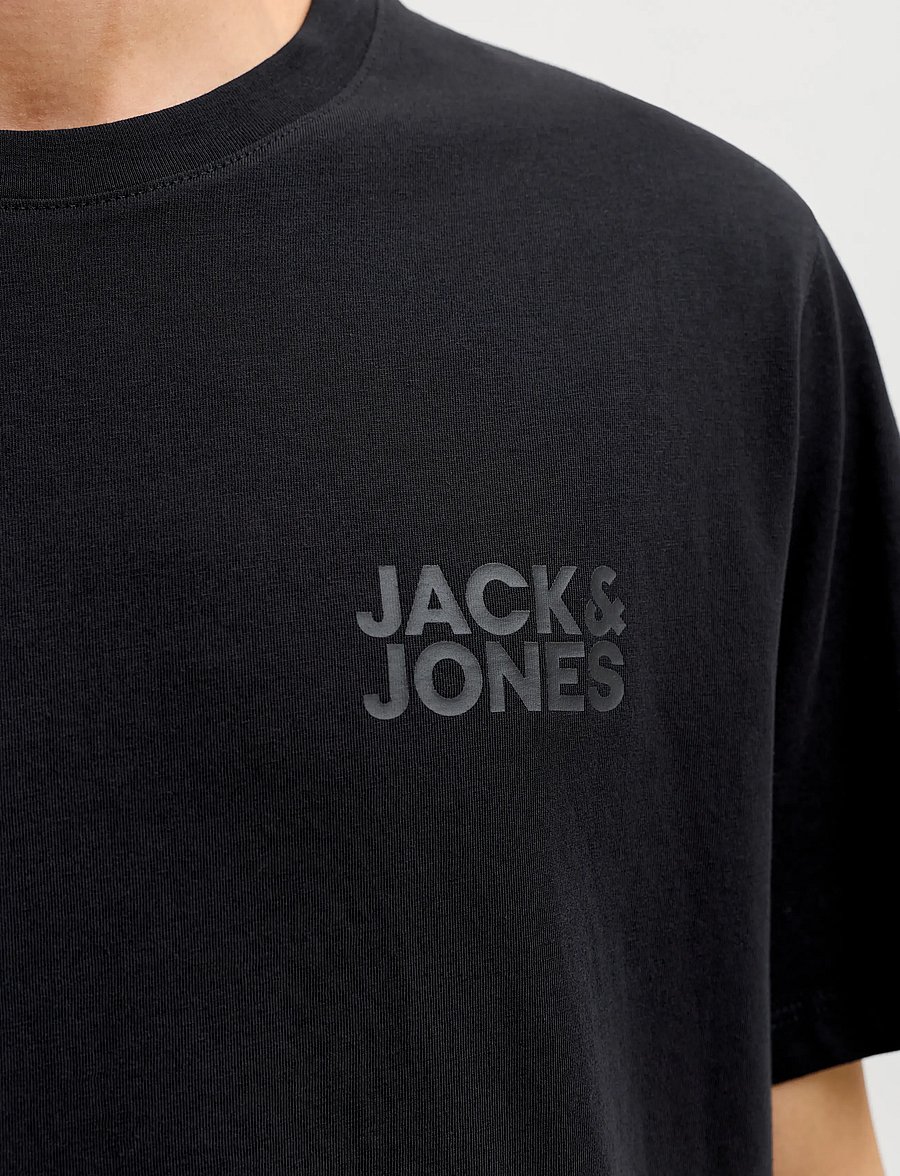 Jack & Jones - JJECORP LOGO TEE SS O-NECK NOOS - lühikeste varrukatega t-särgid - black - 5