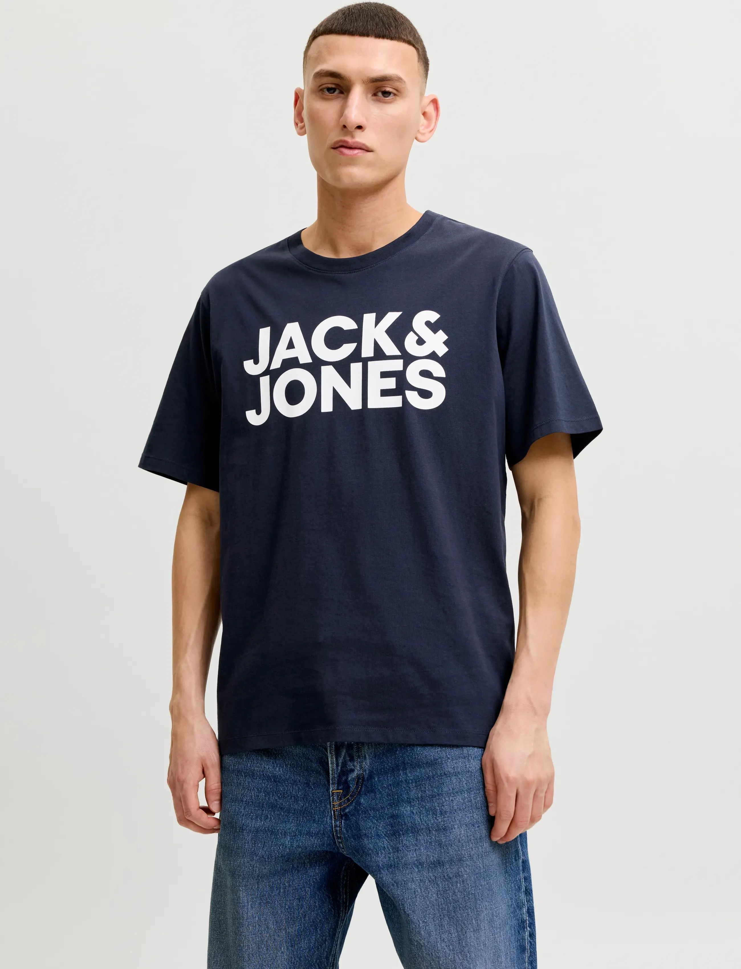 Jack & Jones JJECORP LOGO TEE SS O-NECK NOOS - Kurzärmelig - NAVY BLAZER / navy