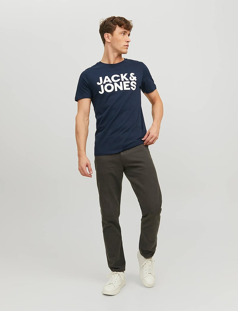 Jack & Jones - JJECORP LOGO TEE SS O-NECK NOOS - lühikeste varrukatega t-särgid - navy blazer - 0