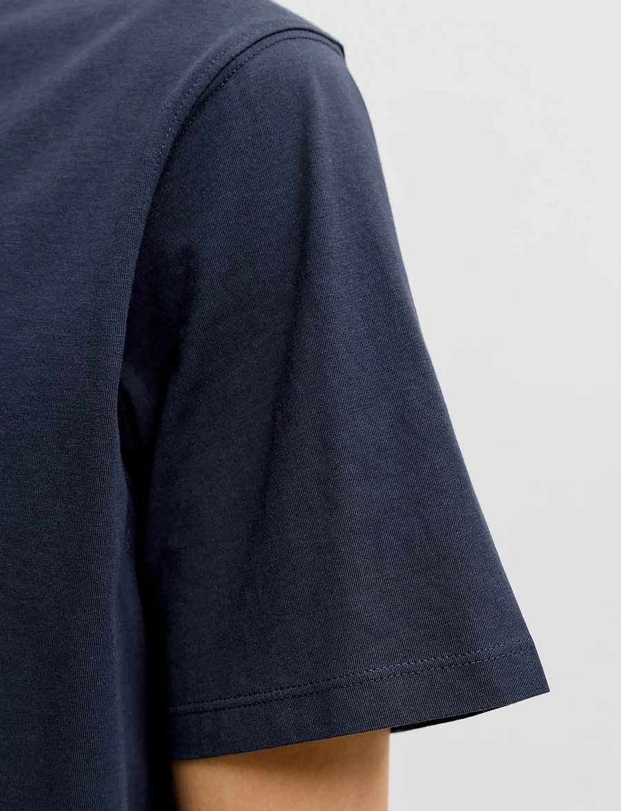 Jack & Jones - JJECORP LOGO TEE SS O-NECK NOOS - short-sleeved t-shirts - navy blazer - 5