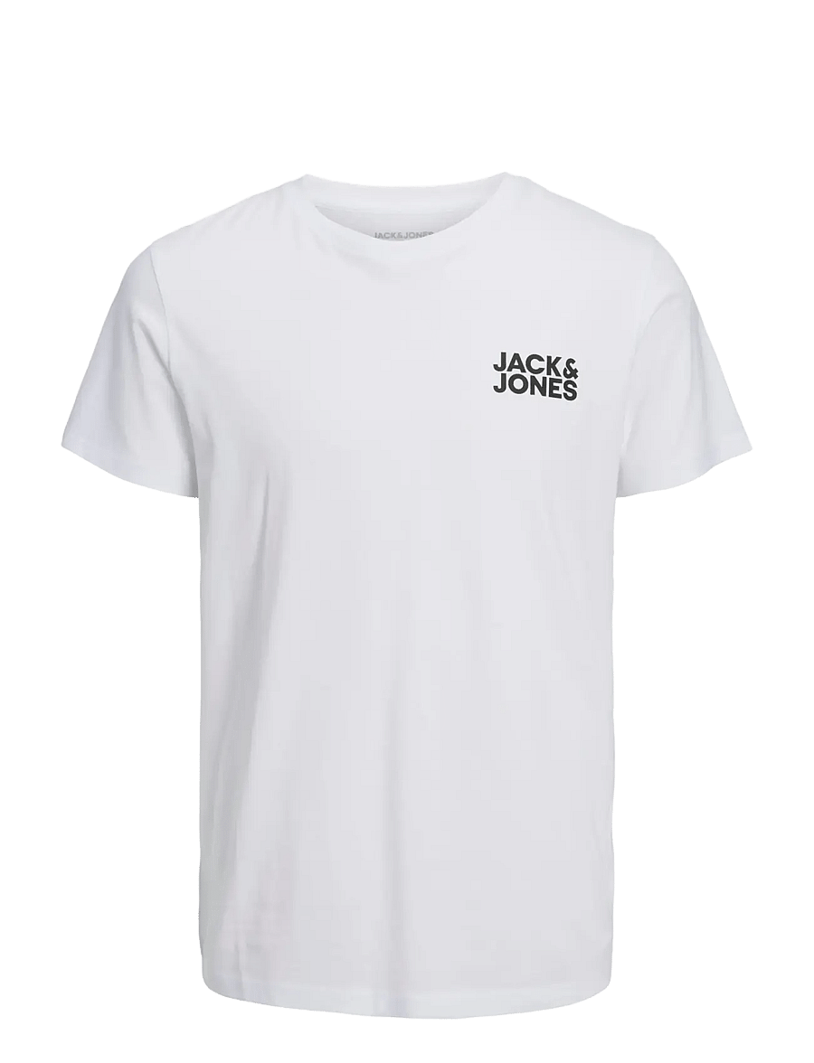 Jack & Jones - JJECORP LOGO TEE SS O-NECK NOOS - kurzärmelige t-shirts - white - 1
