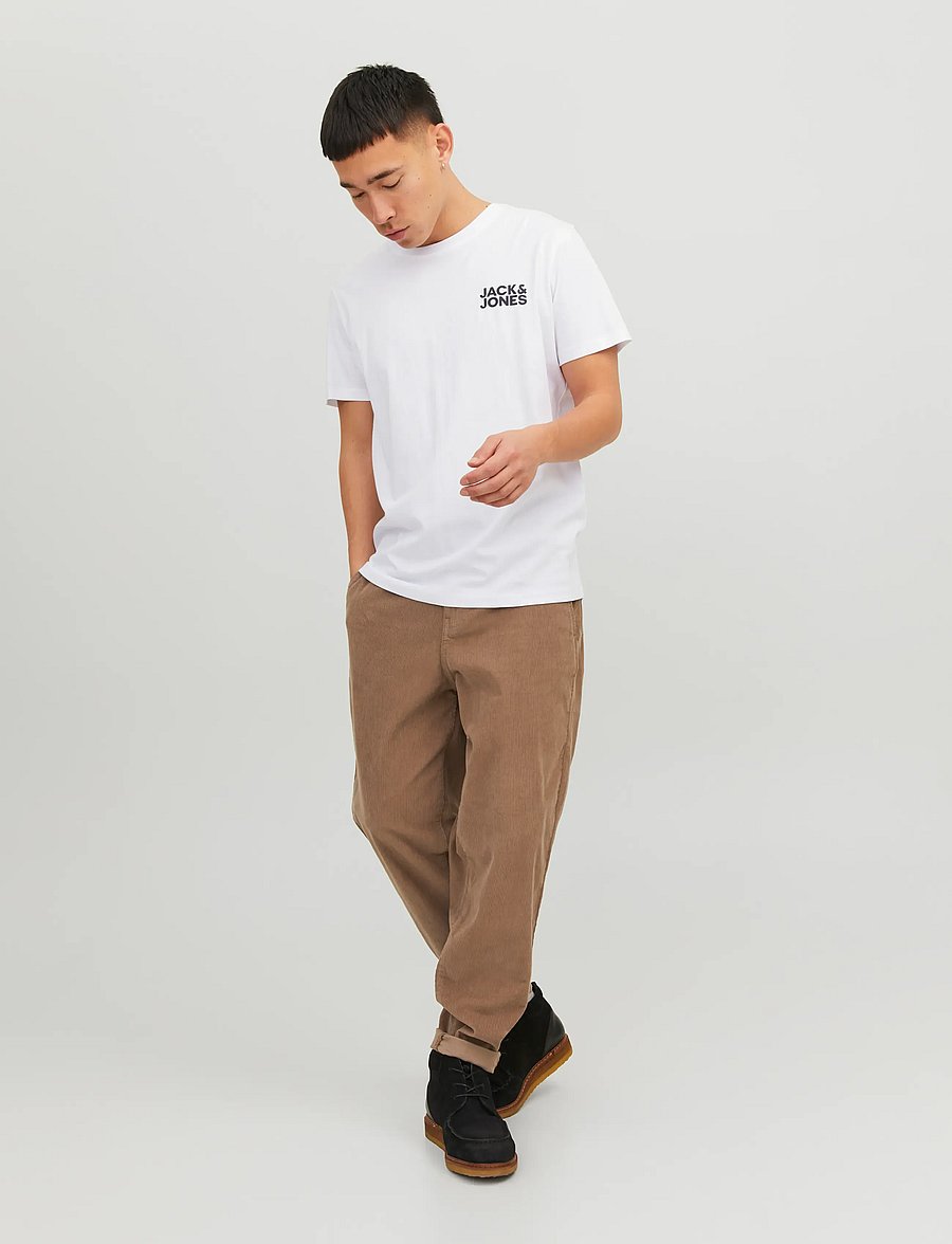 Jack & Jones - JJECORP LOGO TEE SS O-NECK NOOS - kurzärmelige t-shirts - white - 5