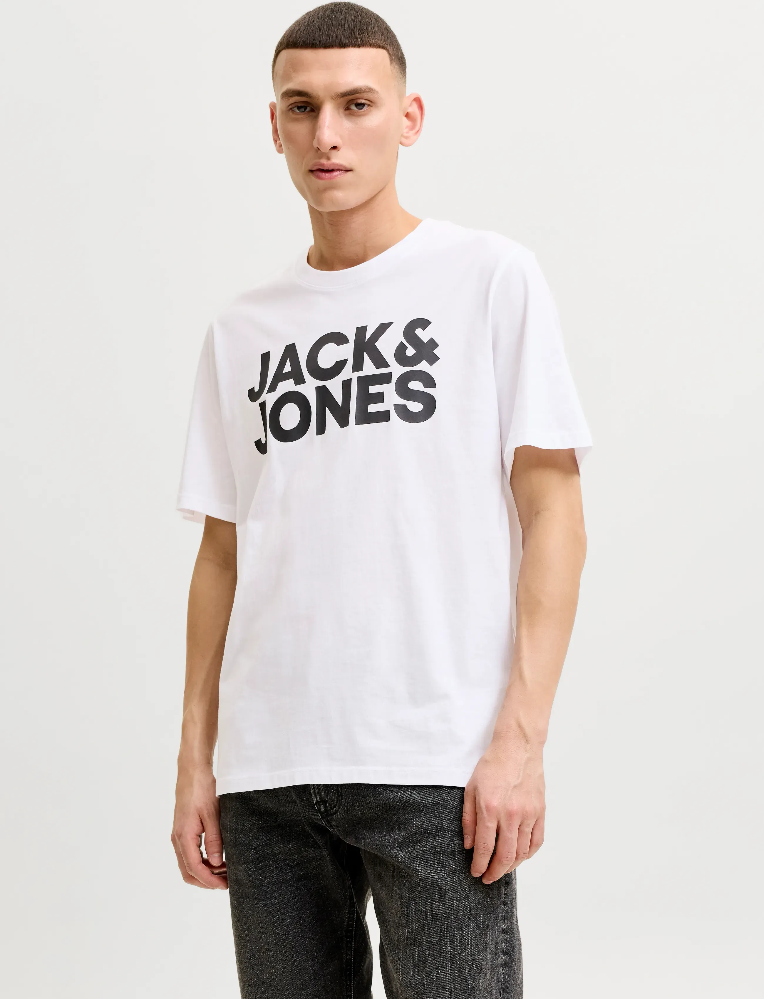 Jack & Jones JJECORP LOGO TEE SS O-NECK NOOS - Kleidung - WHITE / white