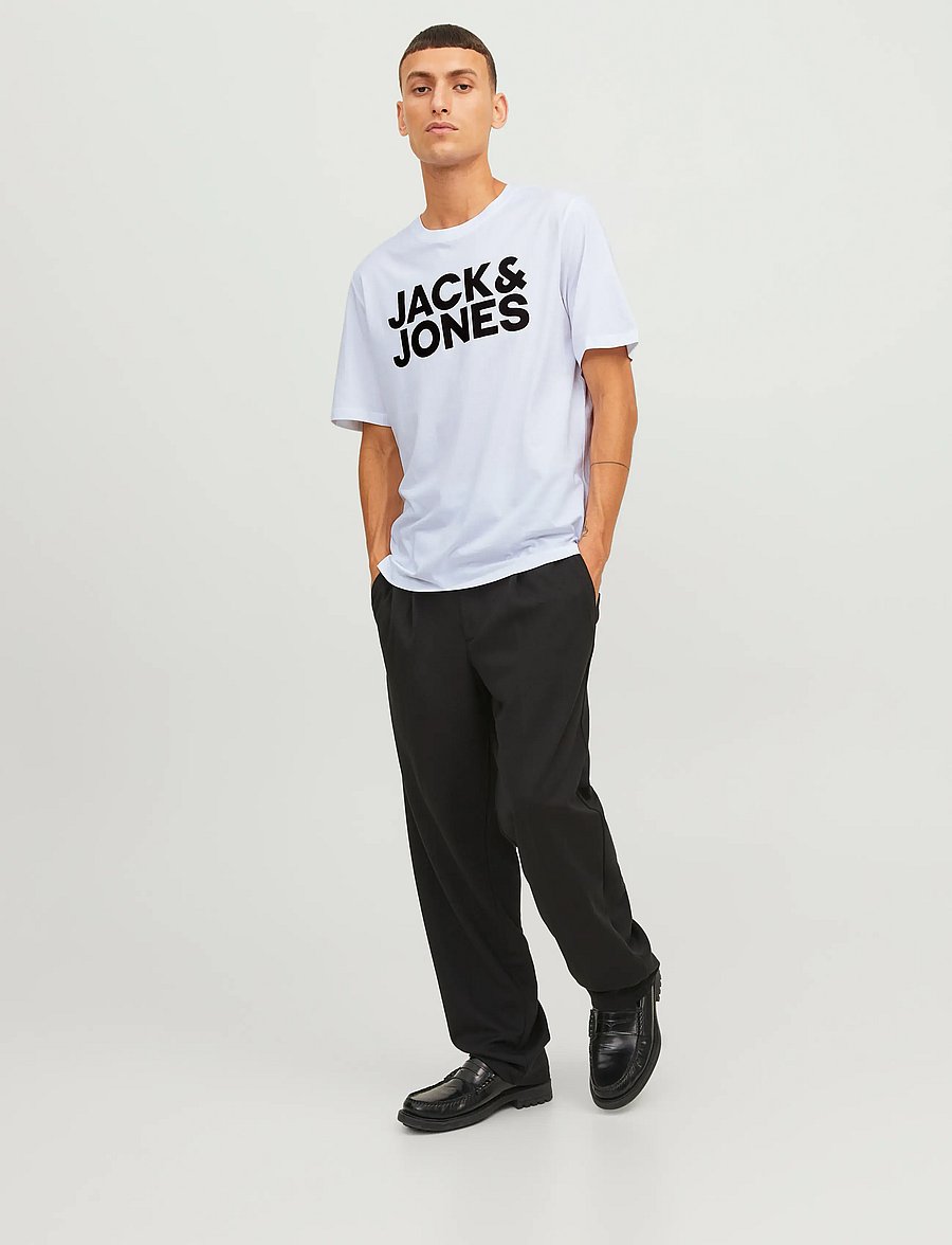 Jack & Jones - JJECORP LOGO TEE SS O-NECK NOOS - short-sleeved t-shirts - white - 5
