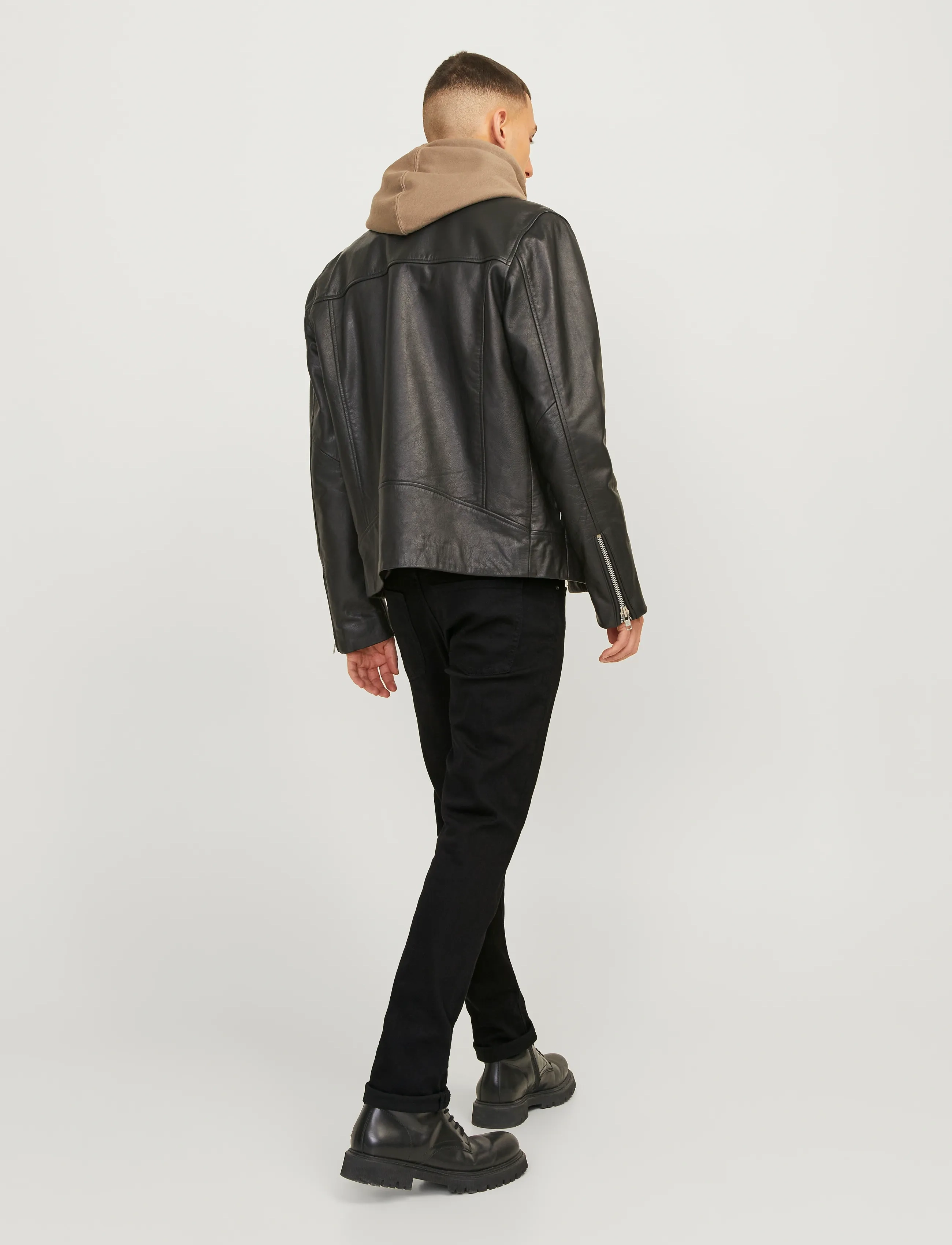 Jack & Jones - JJIGLENN JJORIGINAL CB 816 NOOS - prigludę džinsai - black denim - 3