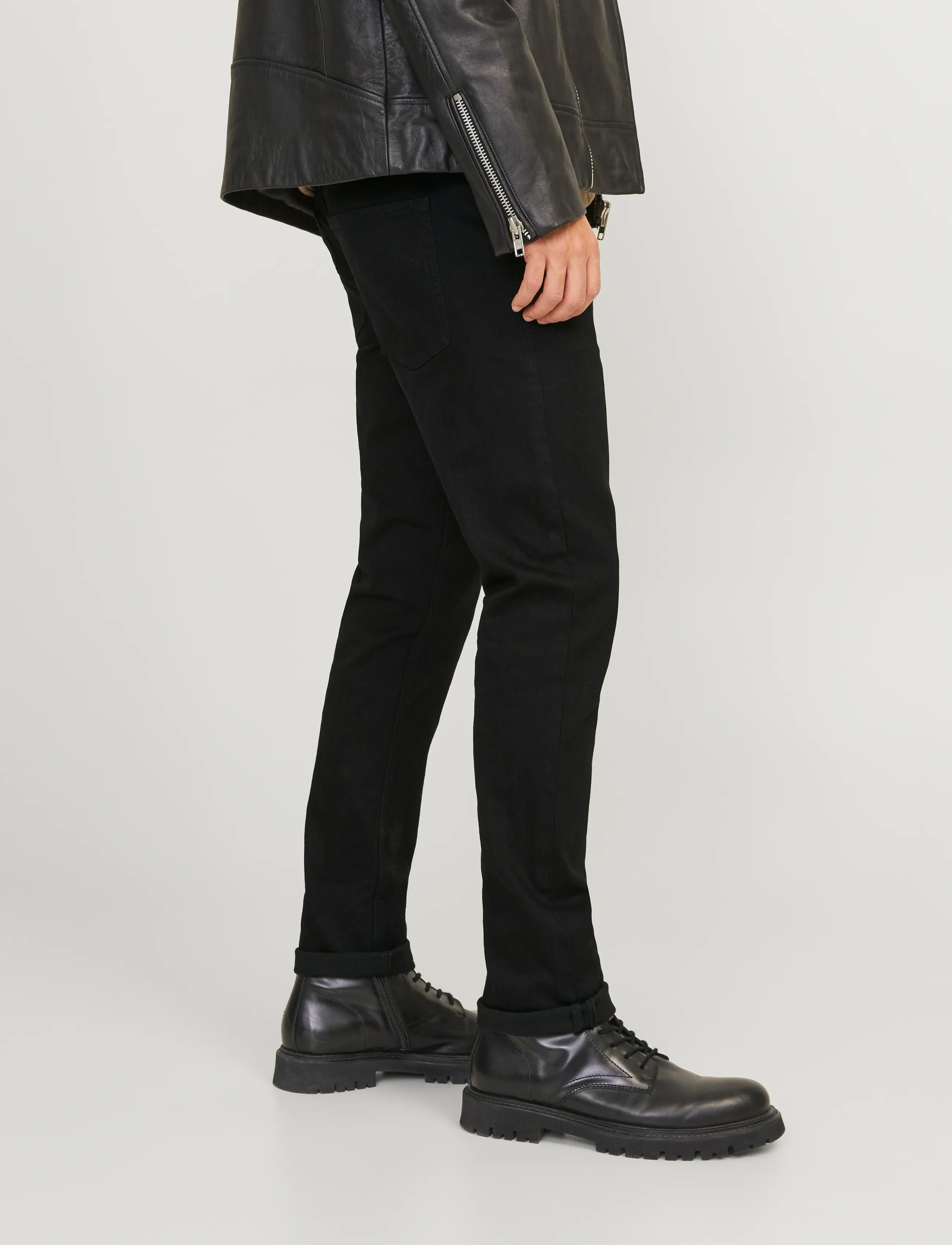 Jack & Jones - JJIGLENN JJORIGINAL CB 816 NOOS - slim jeans - black denim - 4