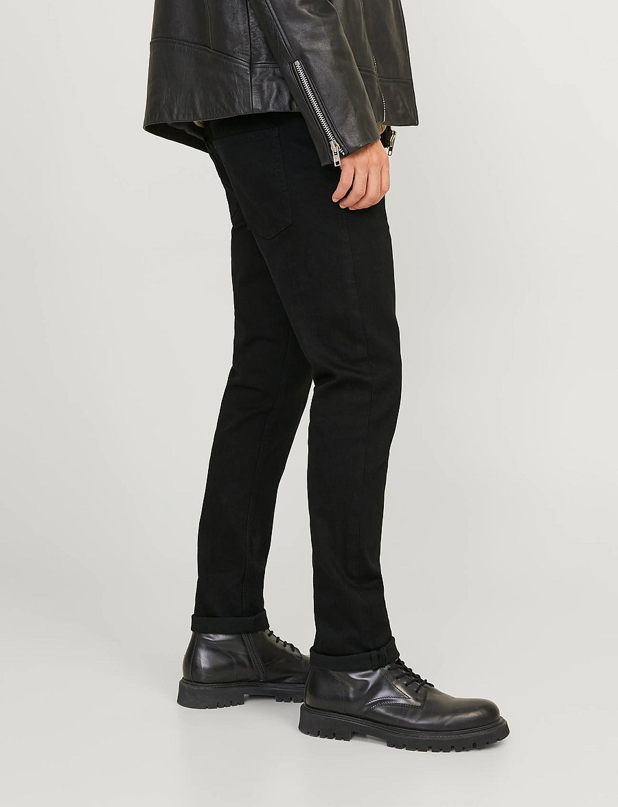 Jack & Jones - JJIGLENN JJORIGINAL CB 816 NOOS - prigludę džinsai - black denim - 4