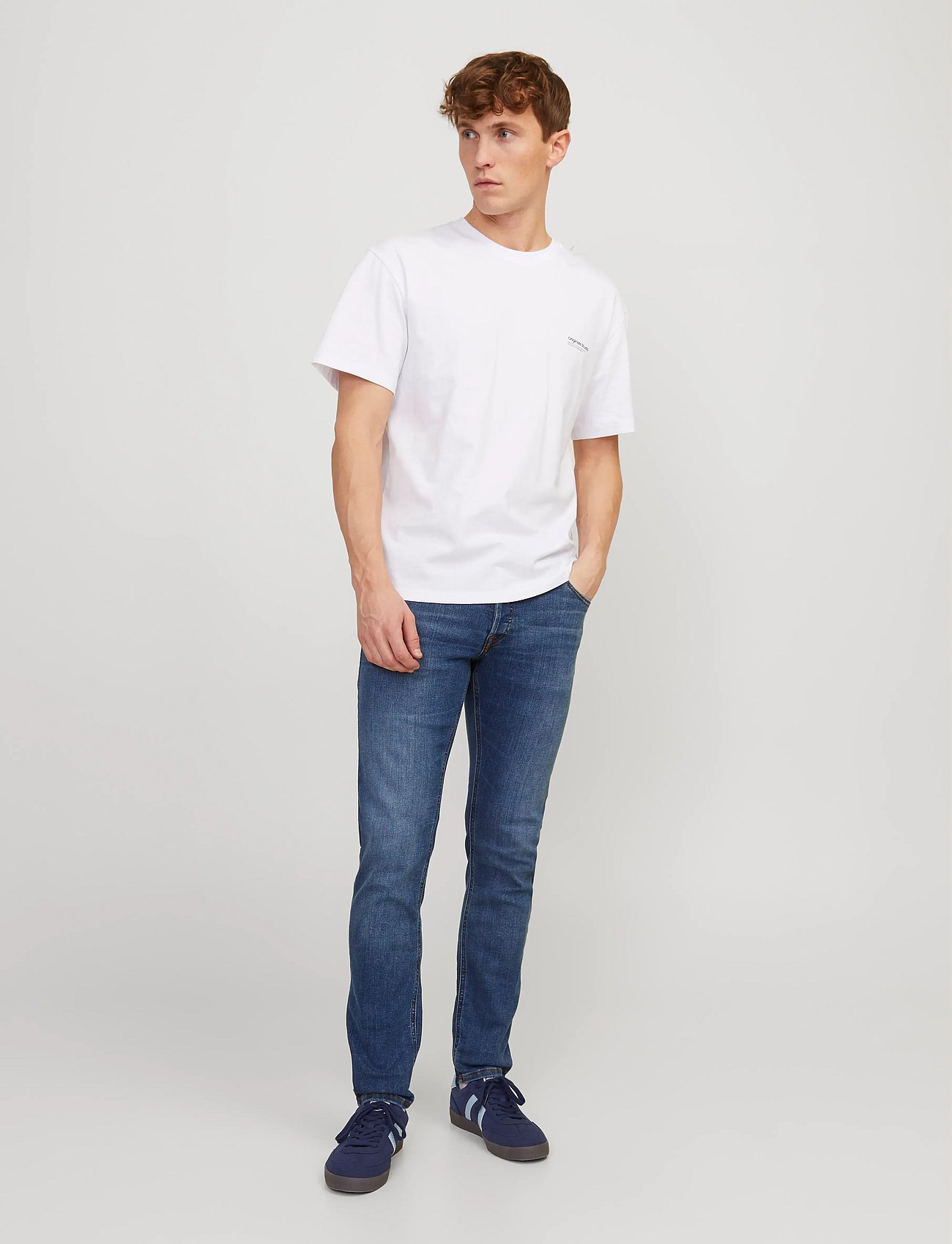 JJIGLENN JJORIGINAL CB 814 NOOS - BLUE DENIM