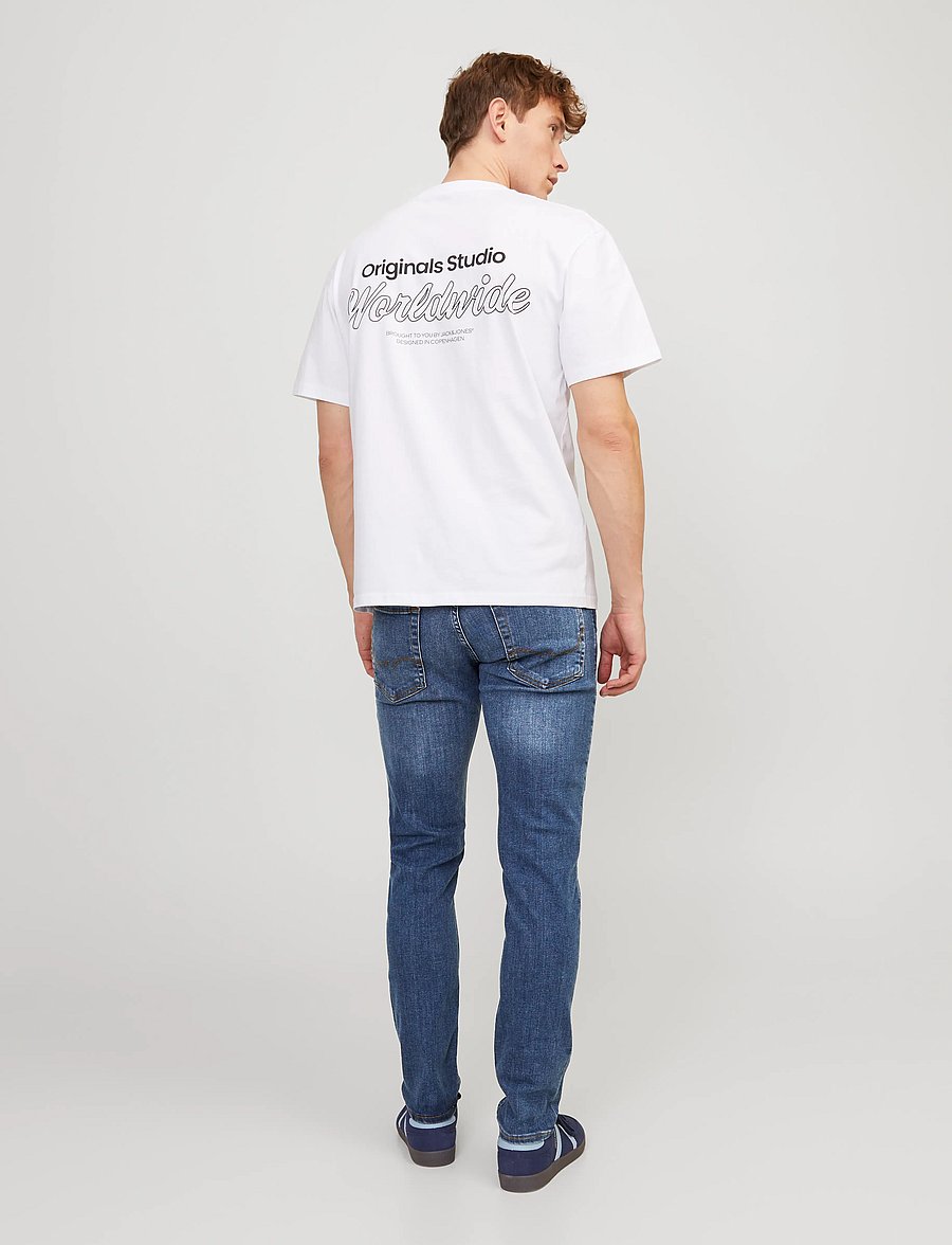 Jack & Jones - JJIGLENN JJORIGINAL CB 814 NOOS - slim jeans - blue denim - 3