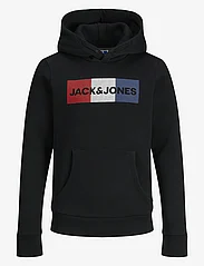 Jack & Jones - JJECORP LOGO SWEAT HOOD JNR - hoodies - black - 0